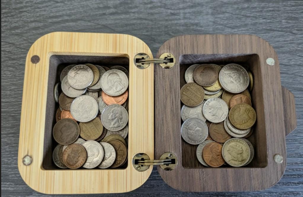 Handmade Wooden Mini Suitcase Jewelry Box | Cute Holiday Gift For Her