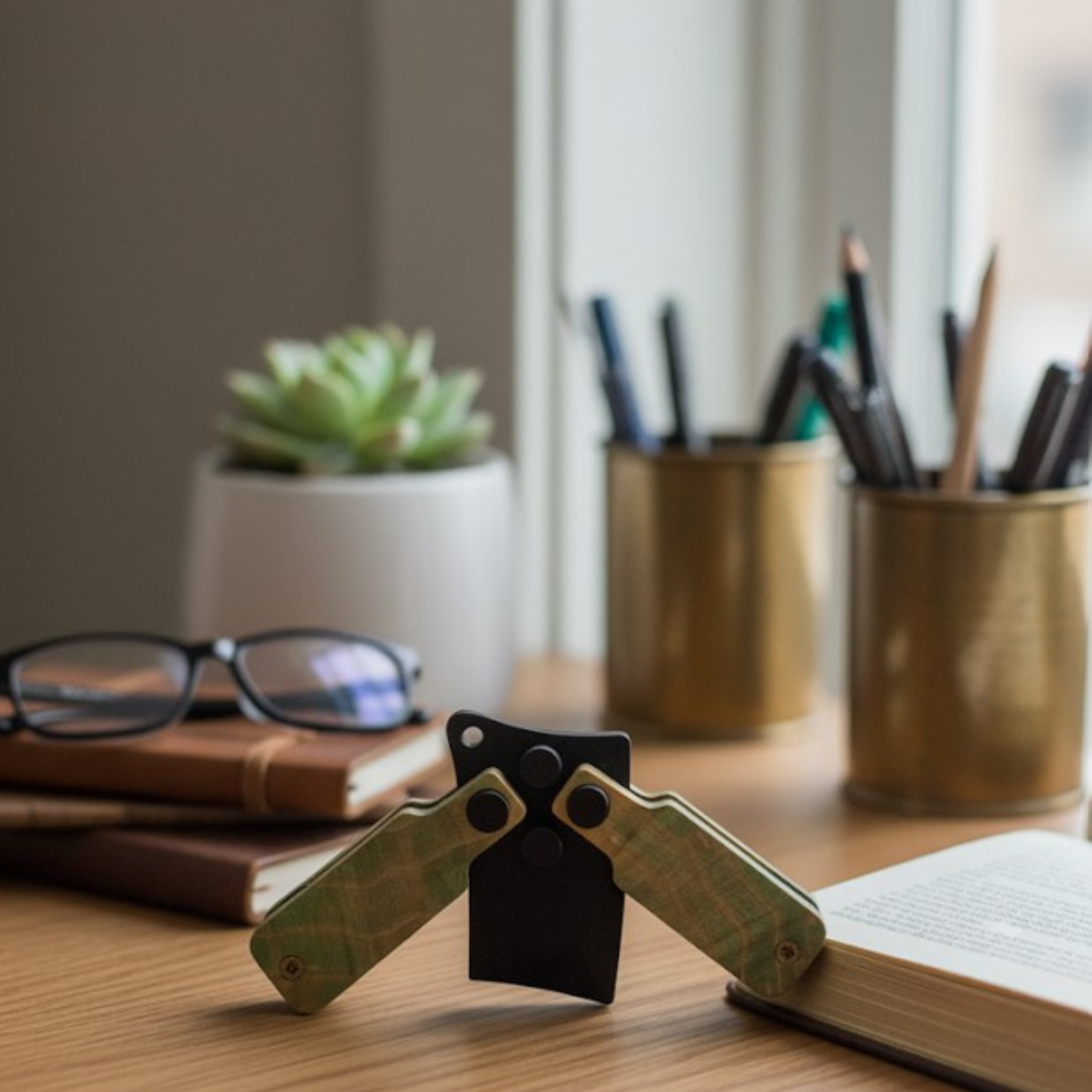 Handmade Wooden Flipping Fidget Toy |  Stress Relief Gift For Adult