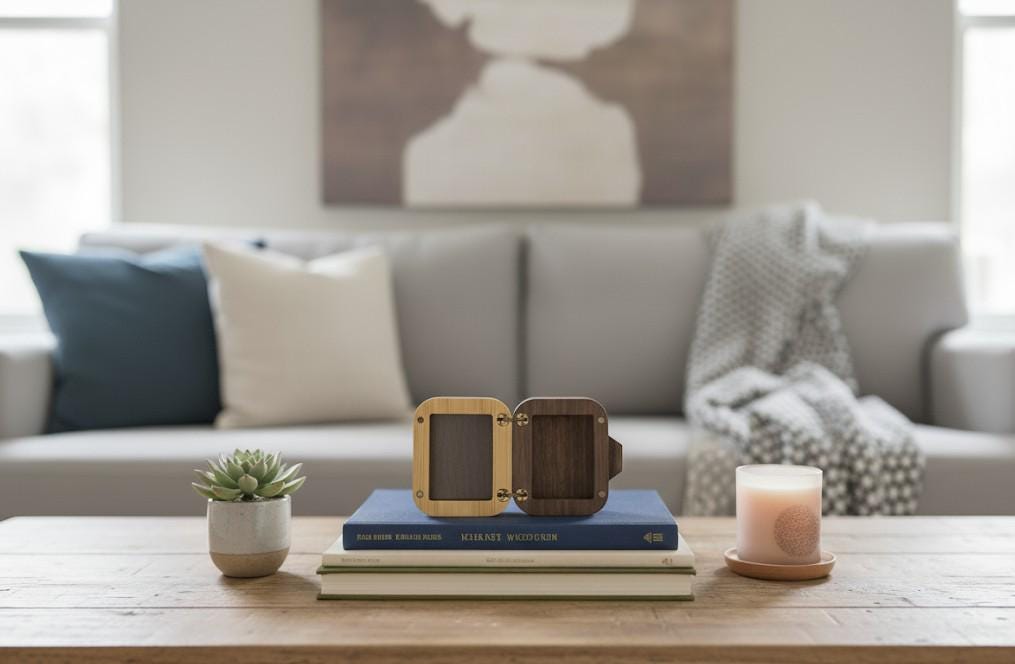Handmade Wooden Mini Suitcase Jewelry Box | Cute Holiday Gift For Her
