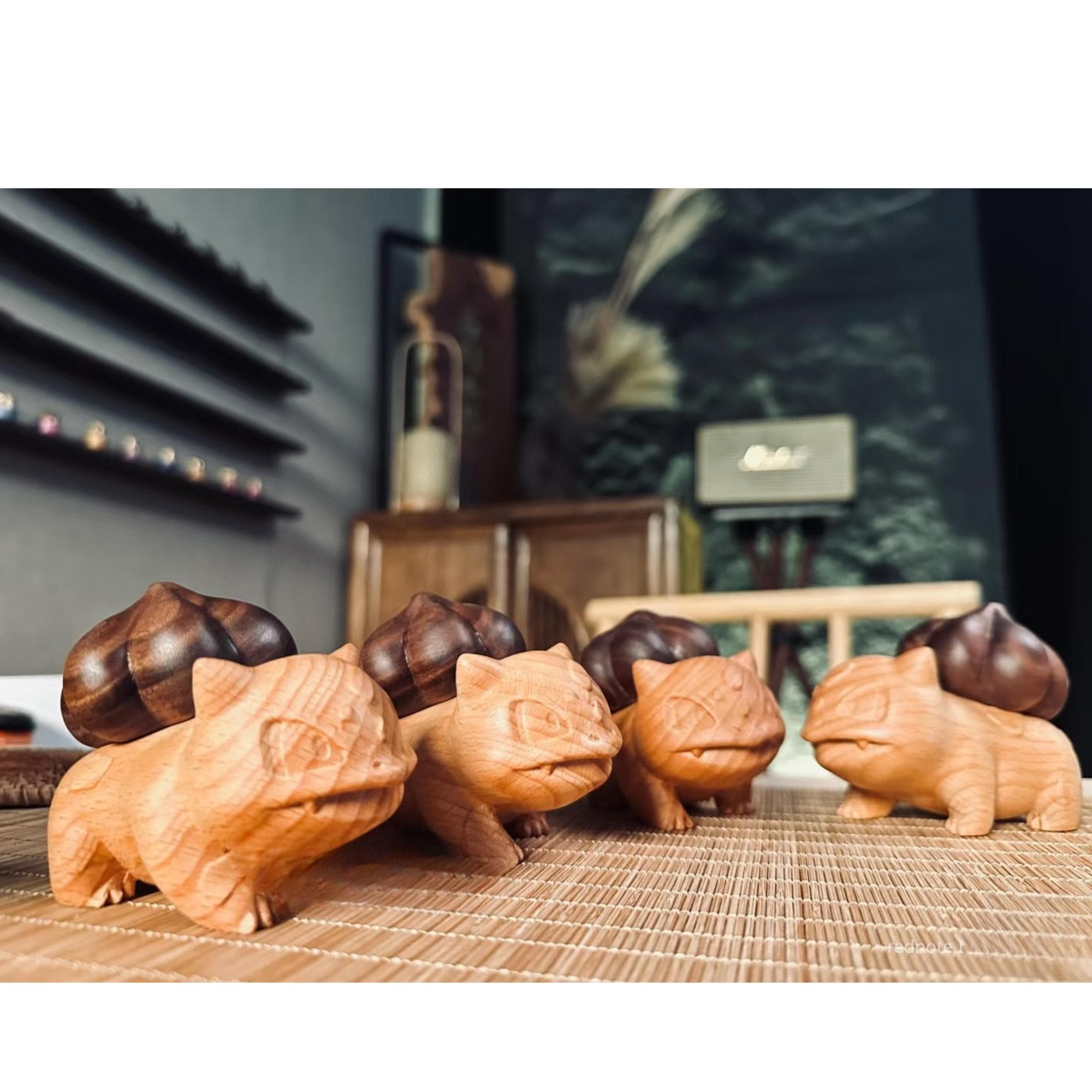 Wooden animal figurines 