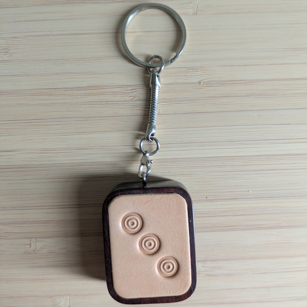 Wooden Mahjong Tile Bag Charm | Unique Wall Decor For Mahjong Lovers