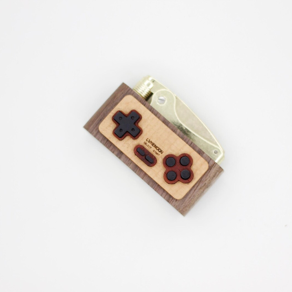 Handcrafted Wooden Game Console Lighter