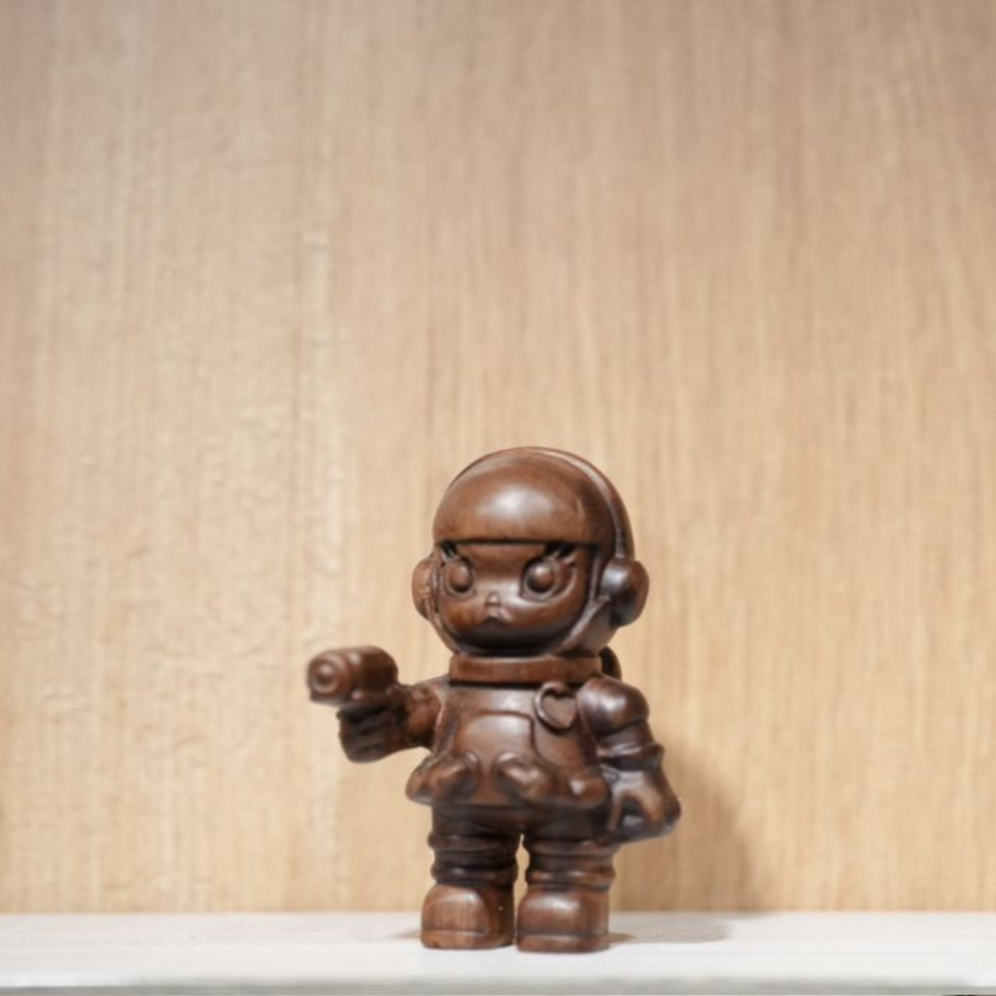 Handcrafted Wooden Pop Mart Molly 