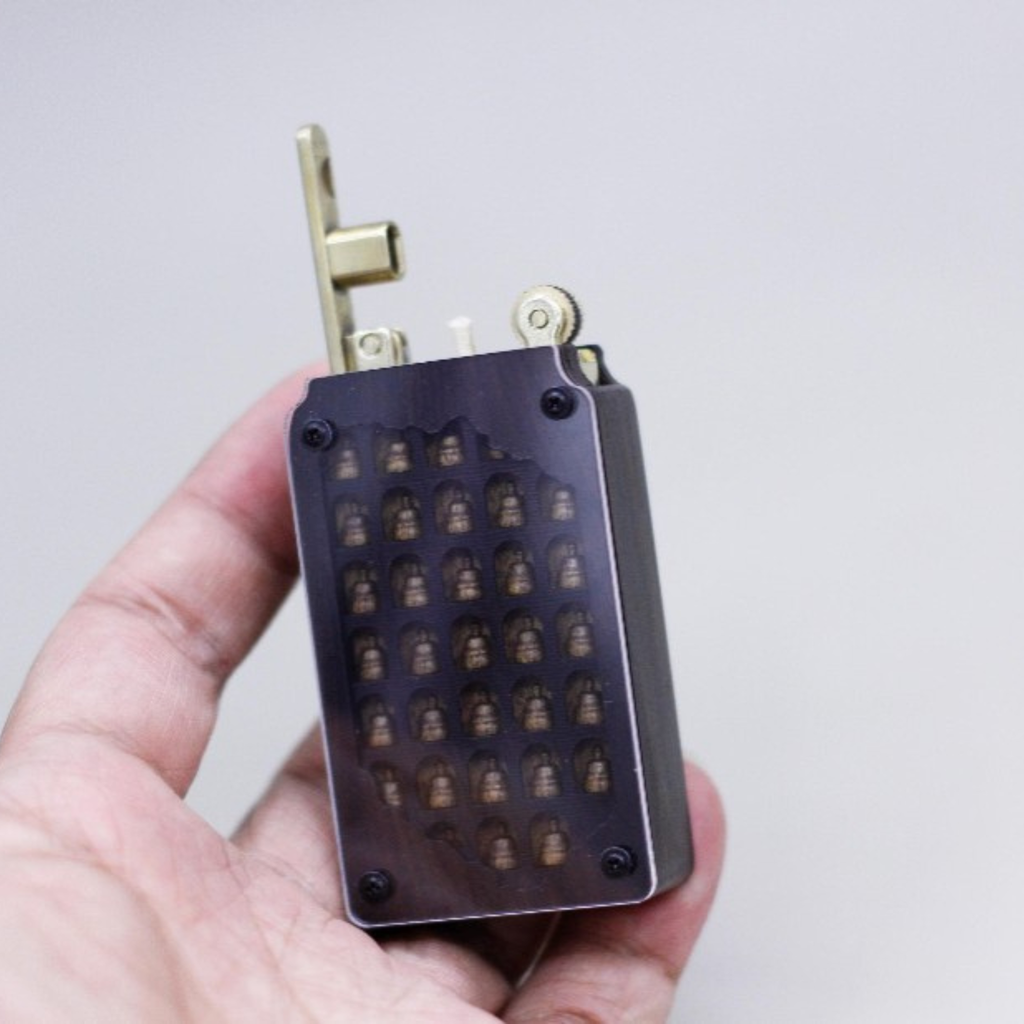 Handmade Wooden Lighter Buddhism Zen-inspired Spiritual Collector Gift