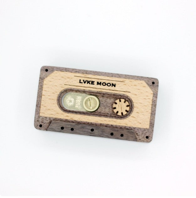 Wooden cassette tape
