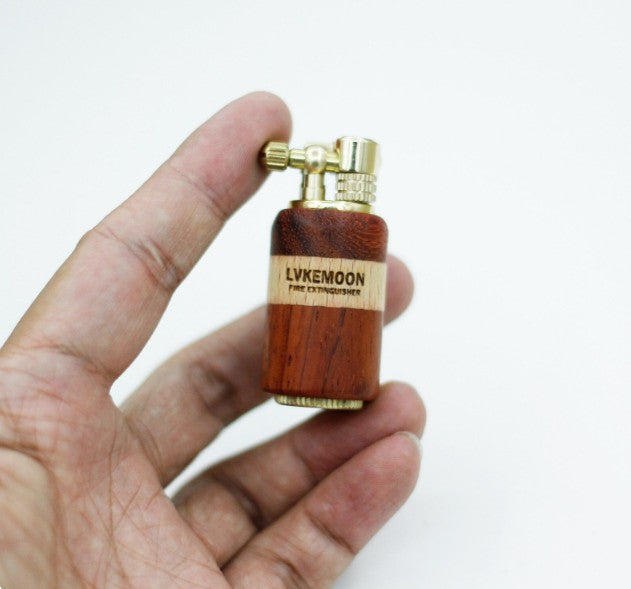 Handcrafted Wooden Fire Extinguisher Lighter 