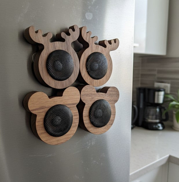 Car Essential Oil Diffuser Antelope & Micky Mouse Ear Shape | Fridge Magnet