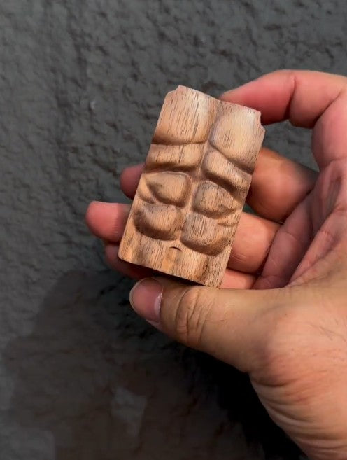 Handcrafted Wooden 6 Pack Abs Lighter
