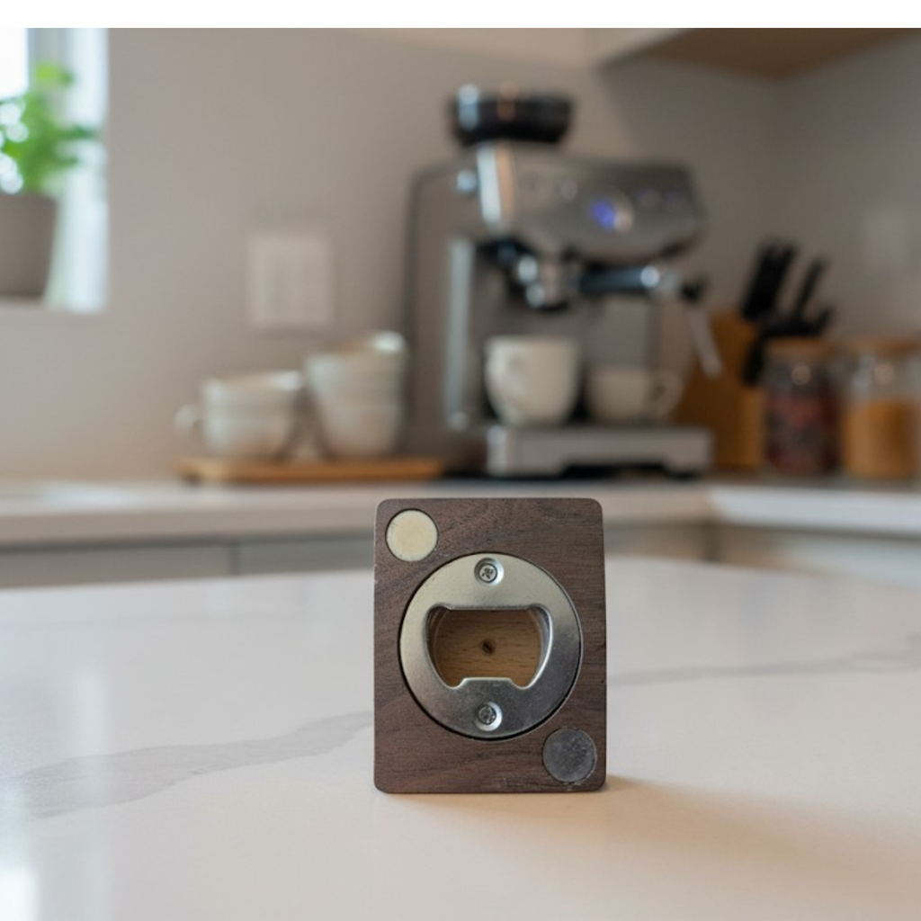 Engraved Chinese Character Get Rich Bottle Opener | Magnet For Fridge