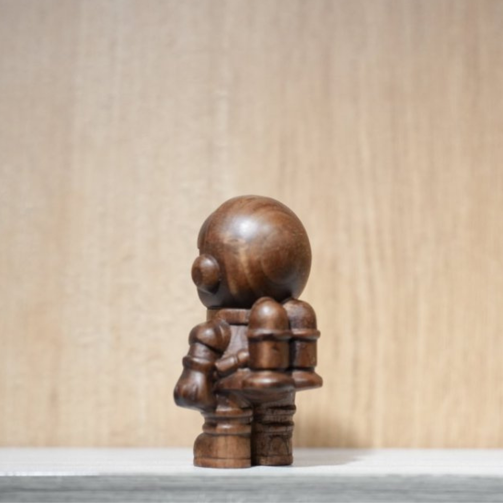 Handcrafted Wooden Pop Mart Molly 