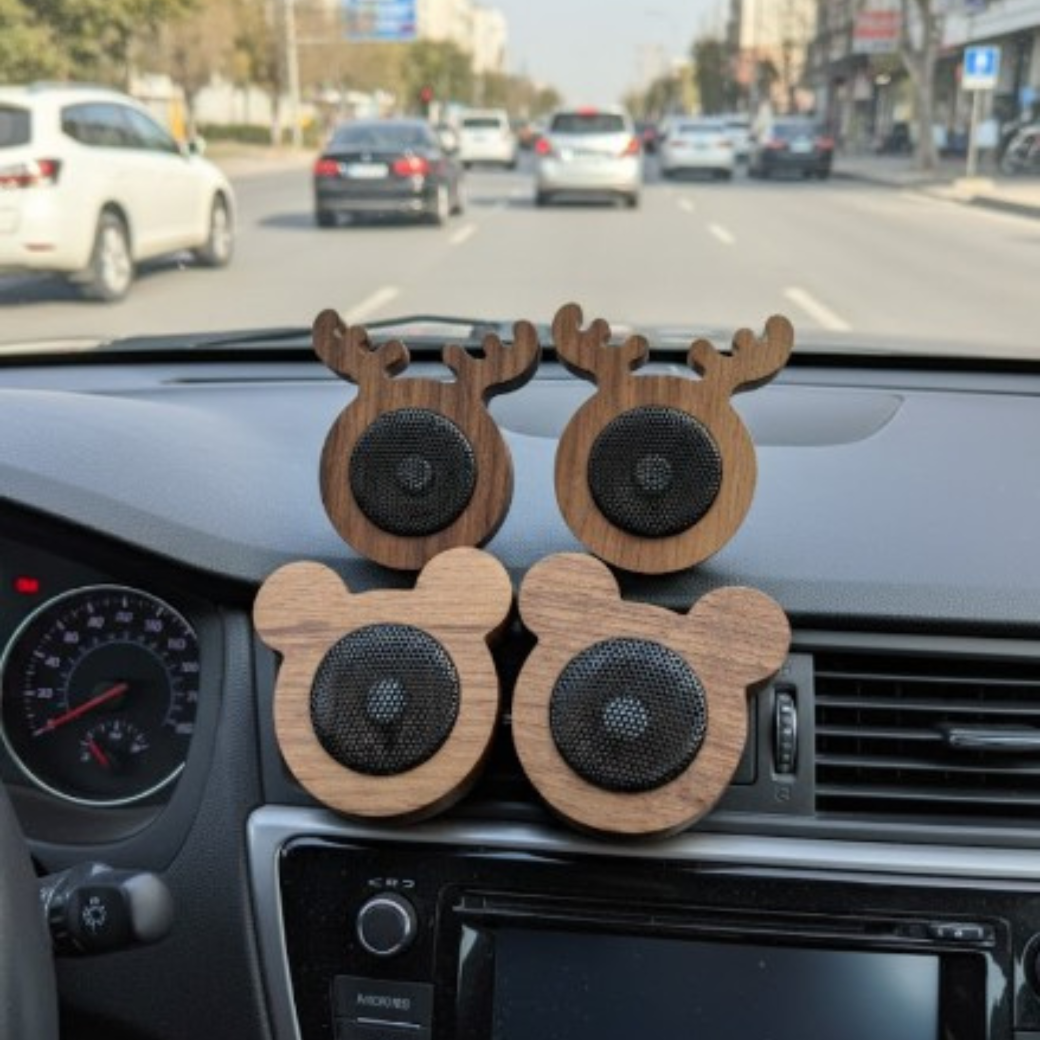 Car Essential Oil Diffuser Antelope & Micky Mouse Ear Shape | Fridge Magnet