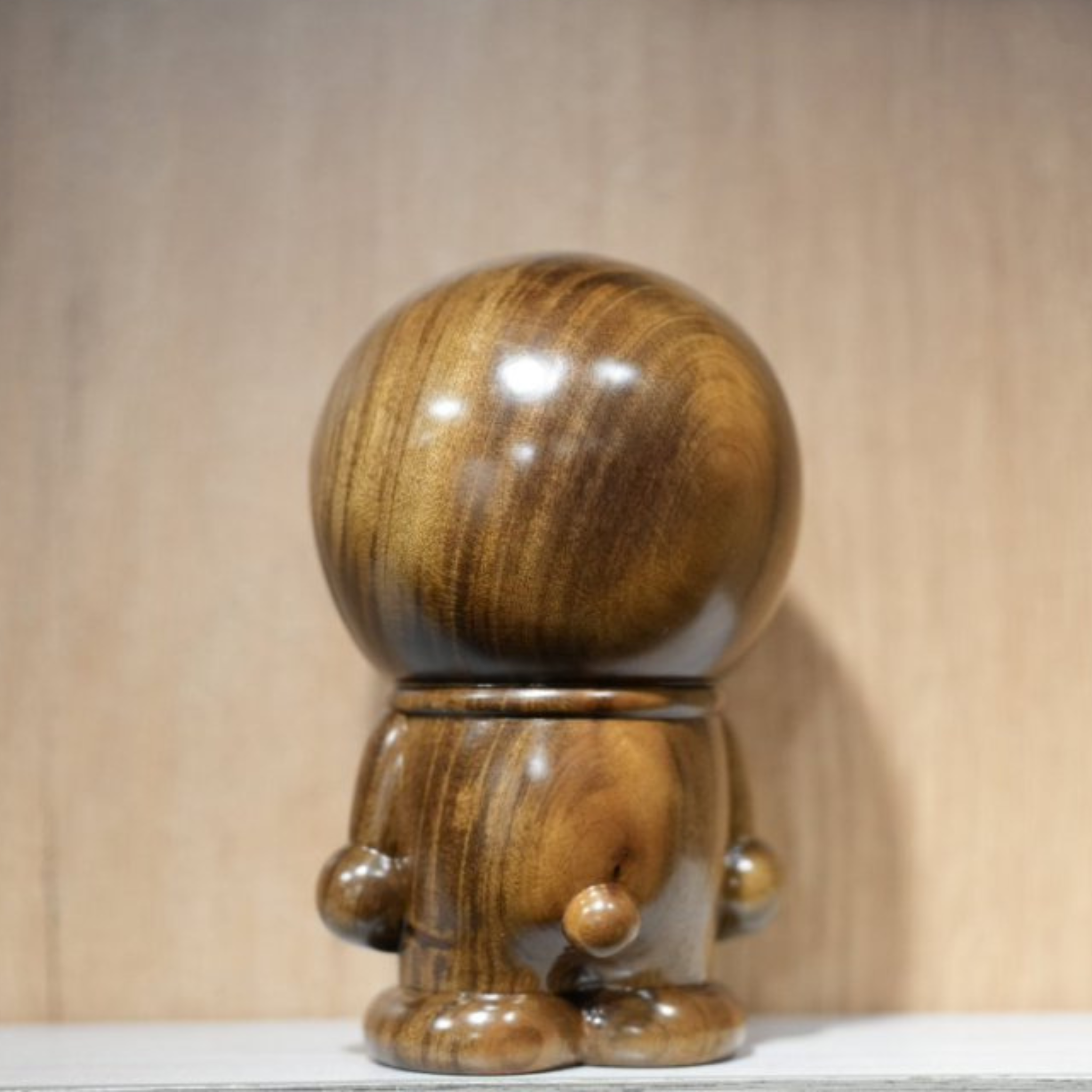 handmade wooden golden phoebe Doraemon  