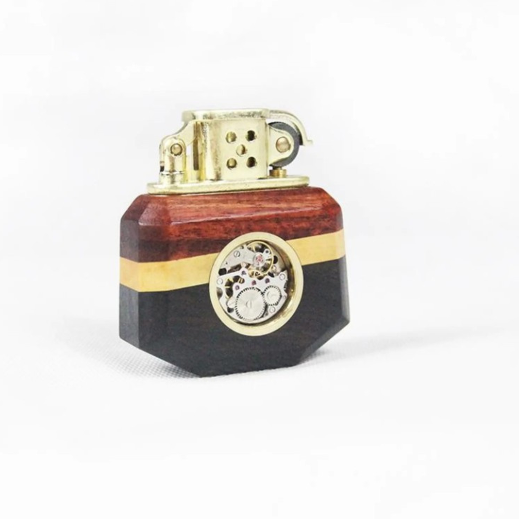 Rustic Wooden Lighter With Mechanical Core