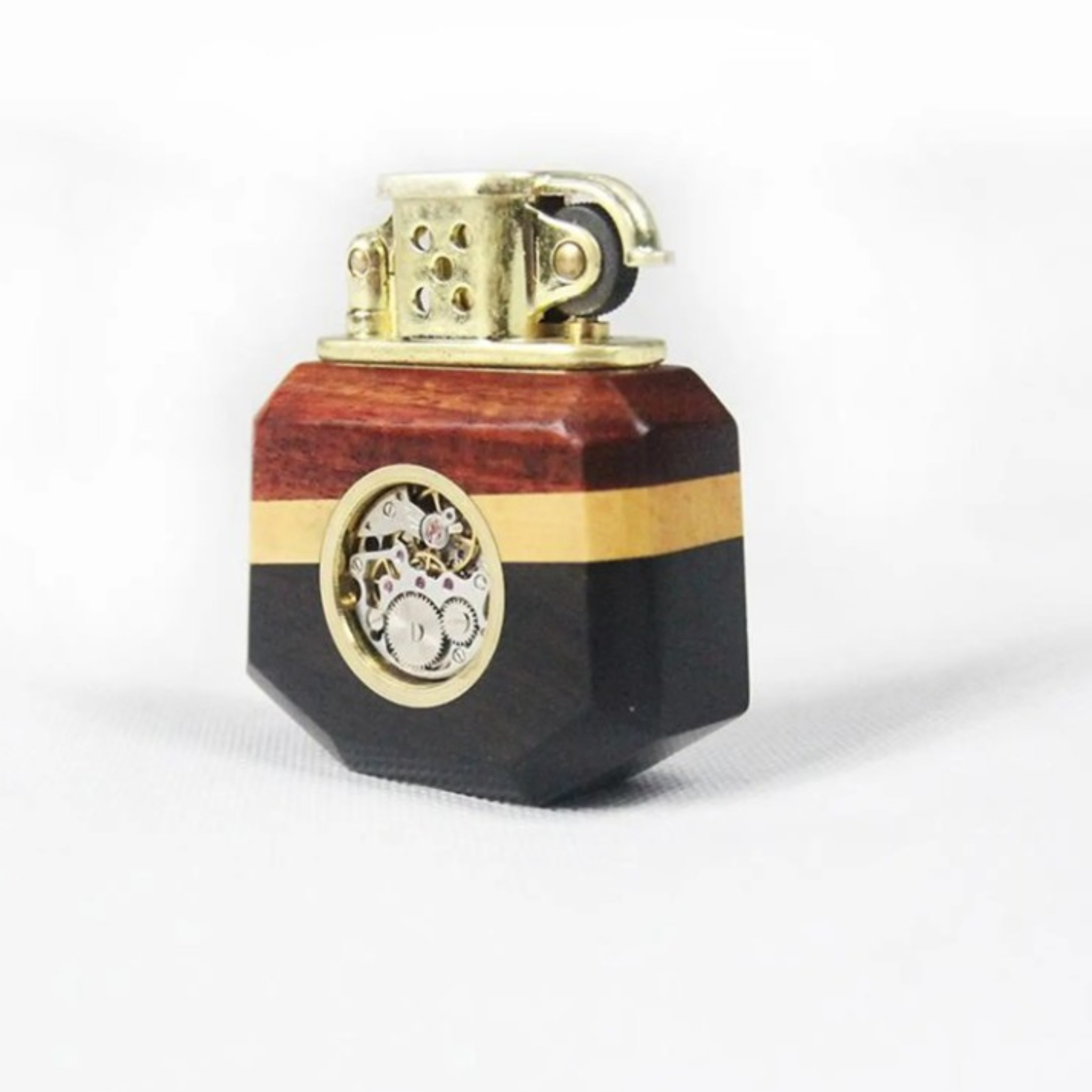 Rustic Wooden Lighter With Mechanical Core