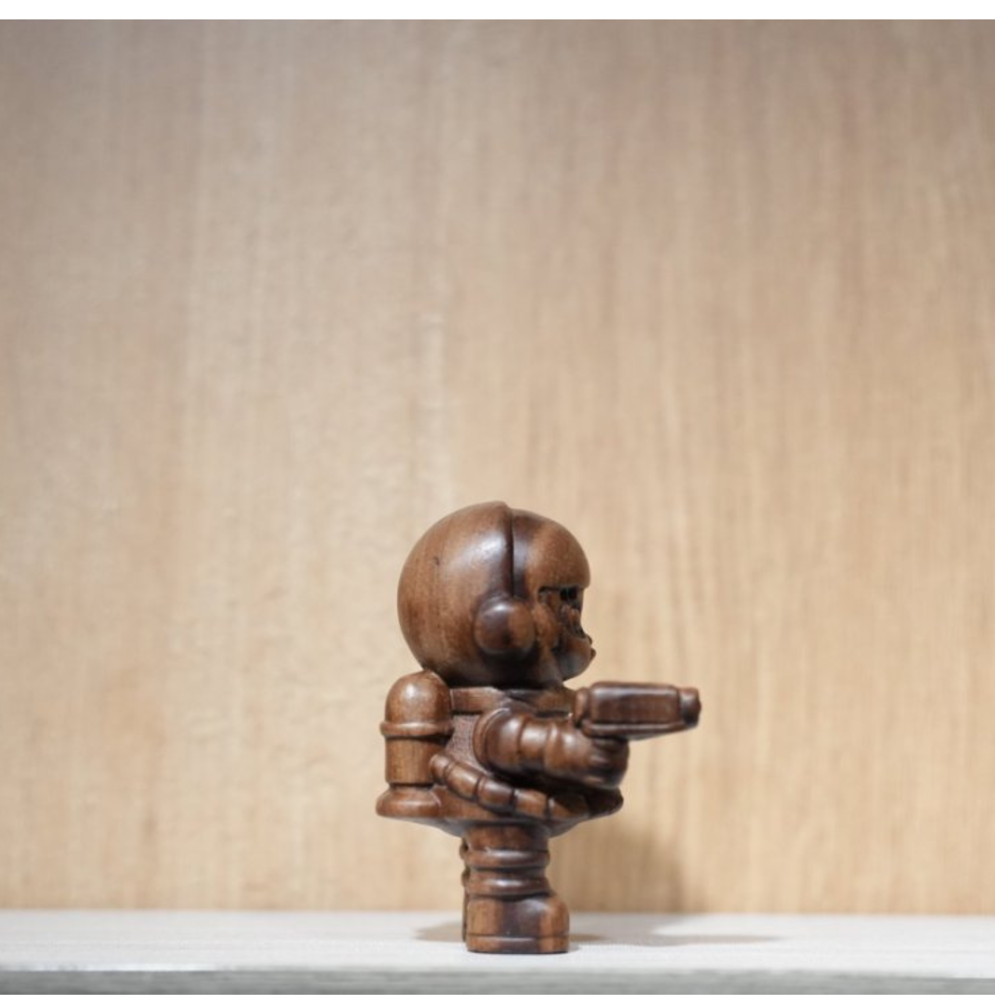 Handcrafted Wooden Pop Mart Molly 