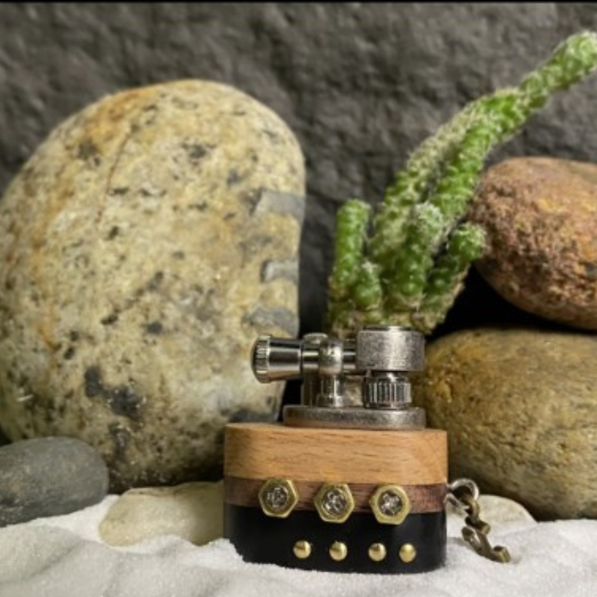 Handmade Wooden Lighter Submarine 