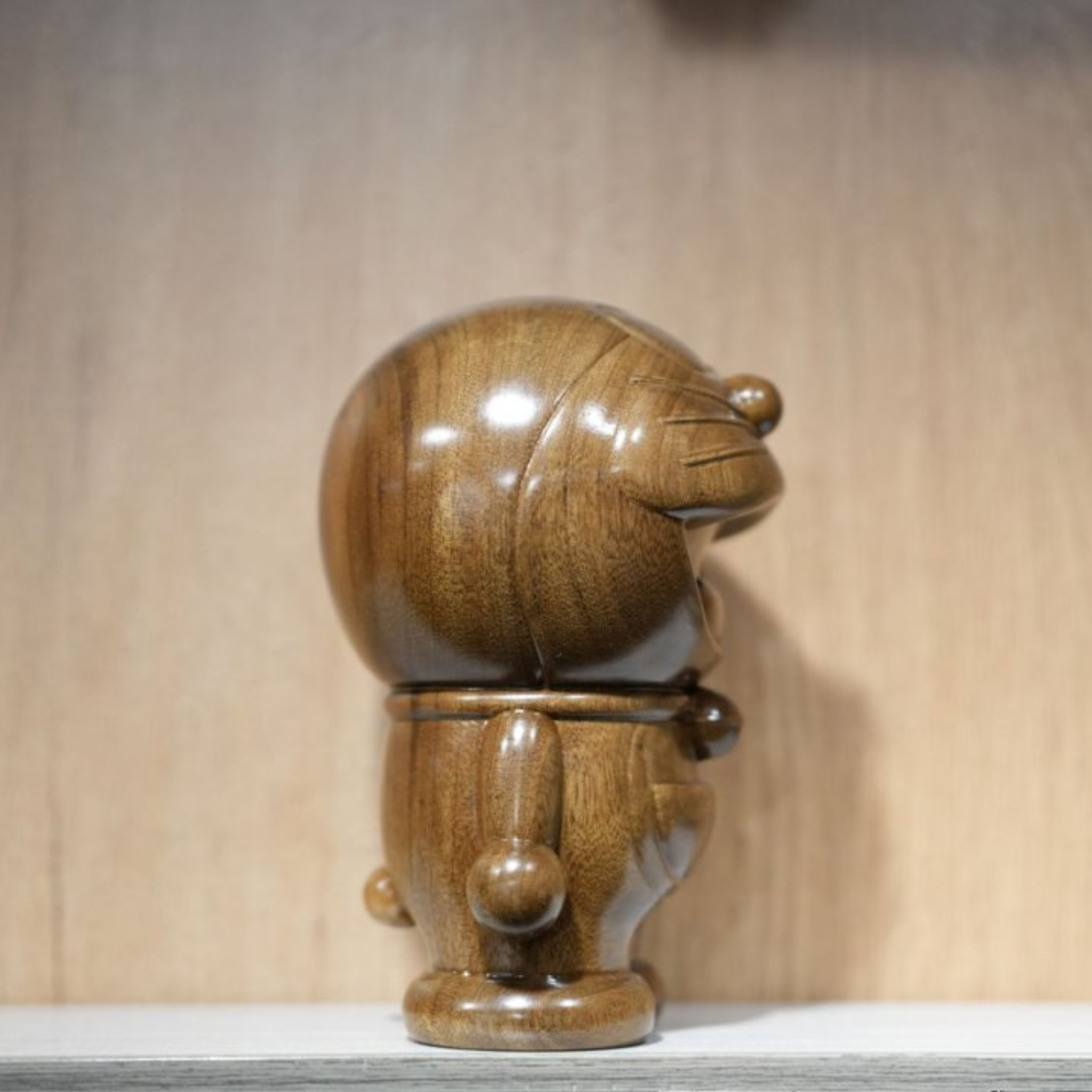 handmade wooden golden phoebe Doraemon  