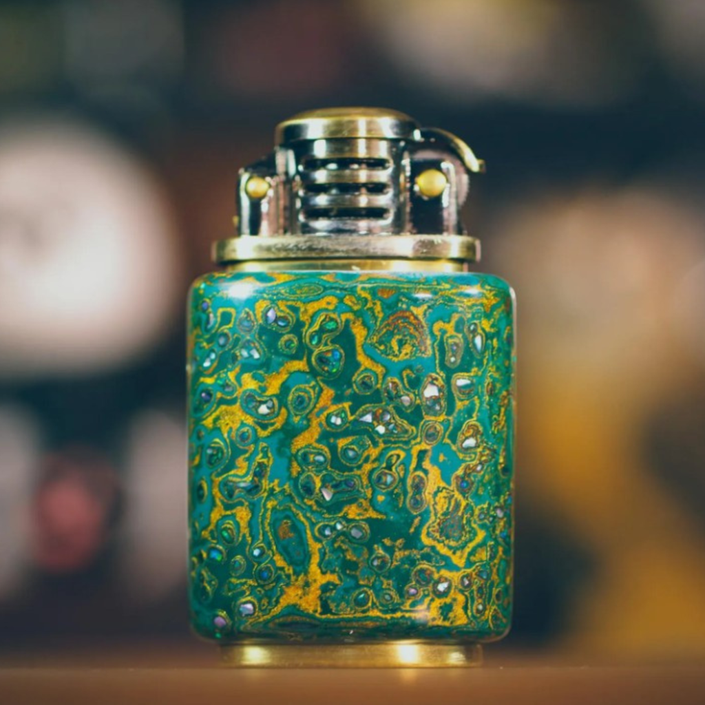 Artisanal Wood Lighter Lacquer Craft