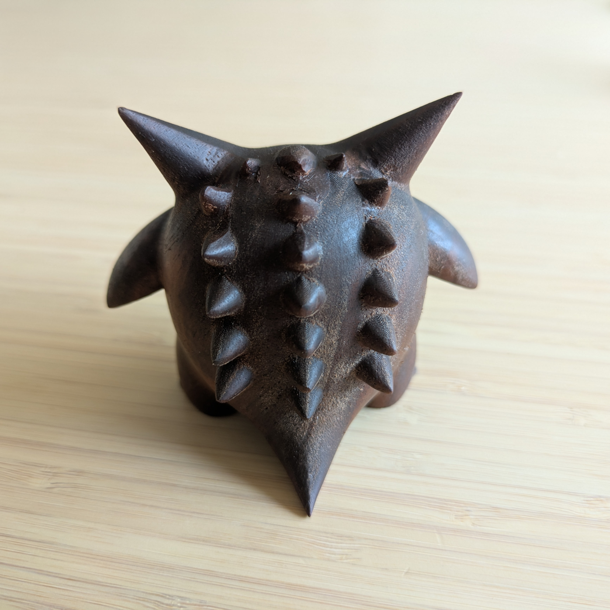 Handmade Wooden Gengar 