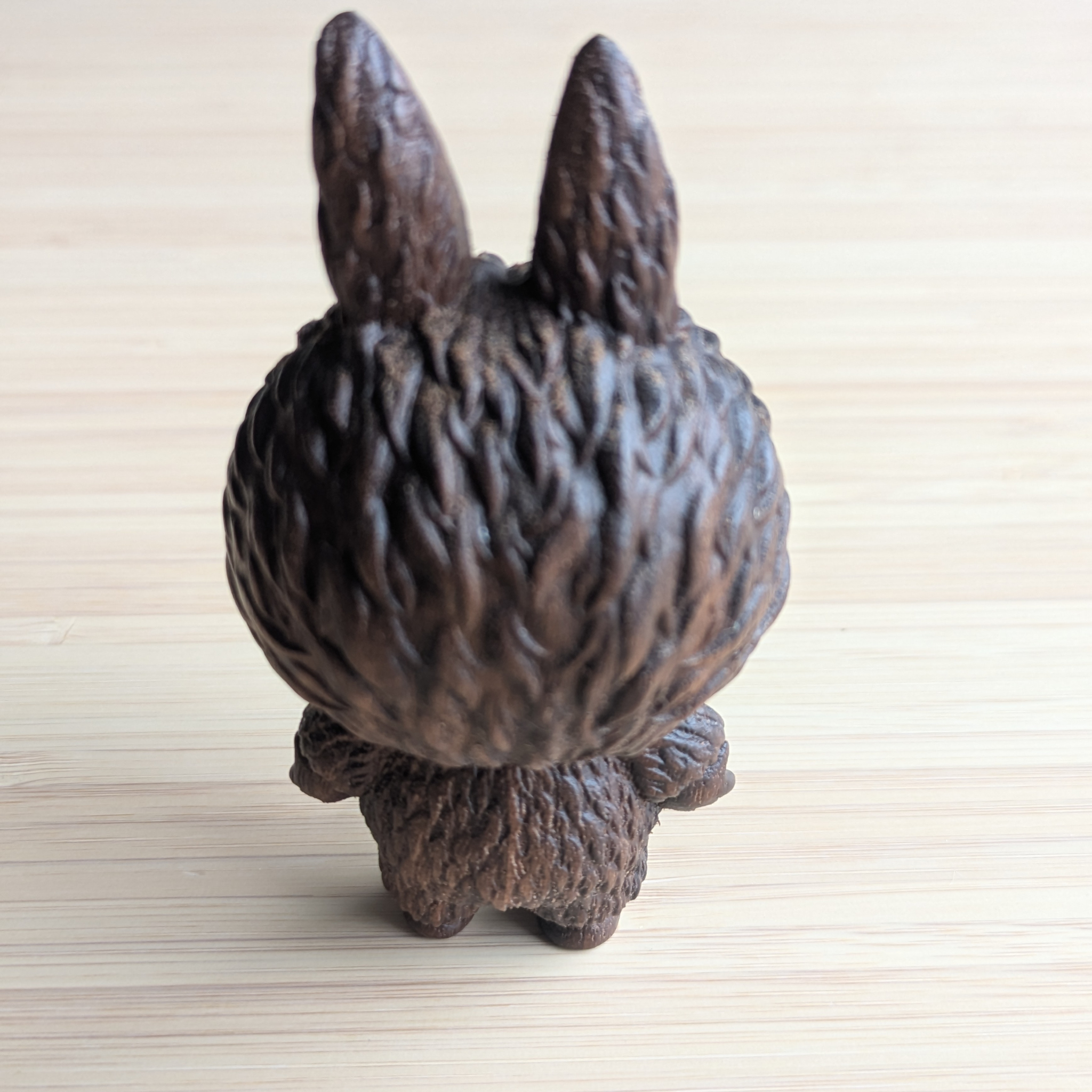 Handmade Wooden Labubu Figurine