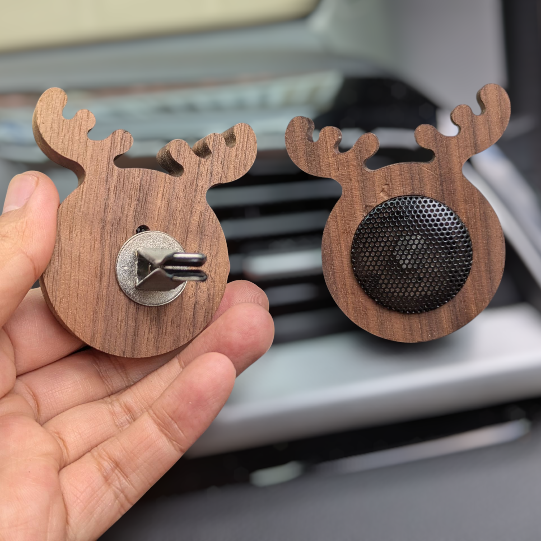 Car Essential Oil Diffuser Antelope & Micky Mouse Ear Shape | Fridge Magnet