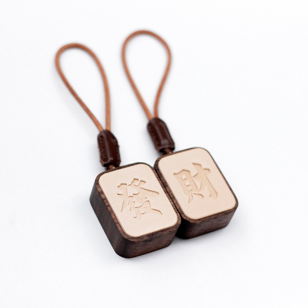 Wooden Mahjong Tile Bag Charm | Unique Wall Decor For Mahjong Lovers