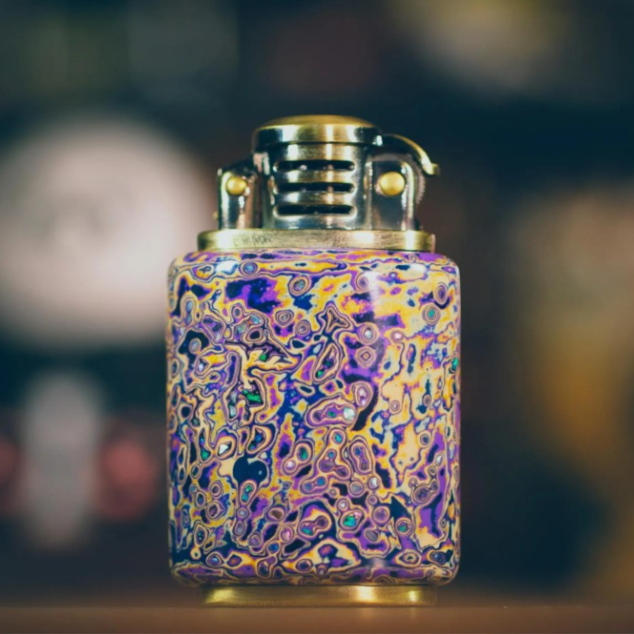 Handmade Wooden Lacquer Craft  Lighter 