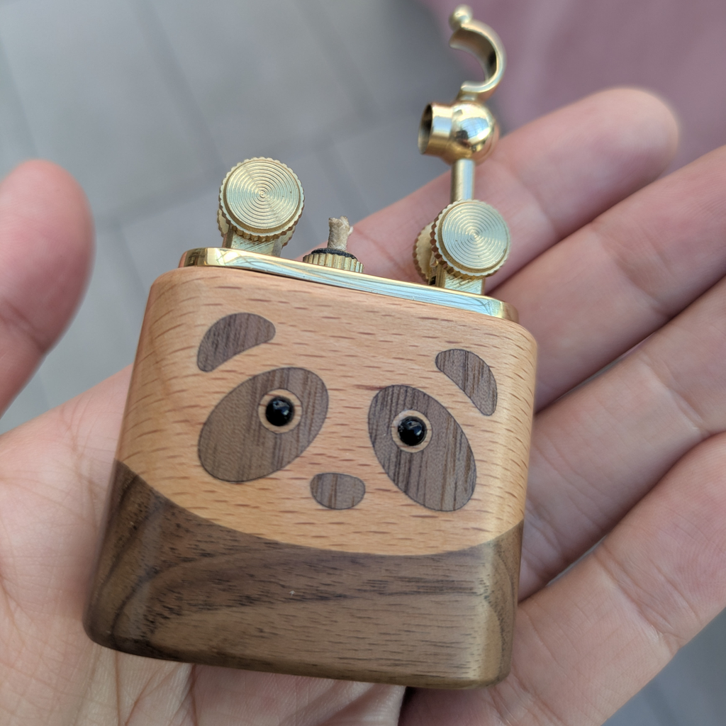 Handcrafted Wooden Cute Giant Panda Lighter