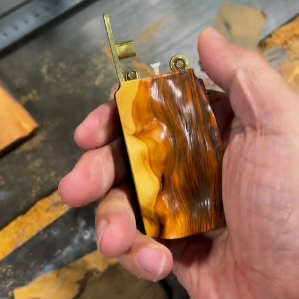 Handmade Wooden Lighter Natural Wood Shape