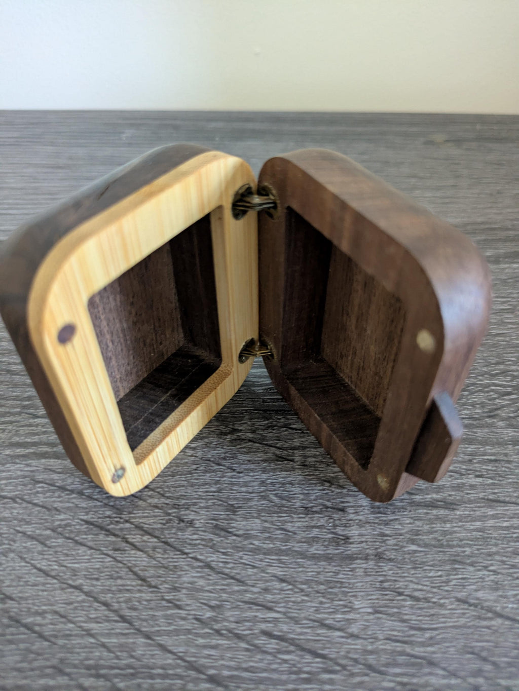 Handmade Wooden Mini Suitcase Jewelry Box | Cute Holiday Gift For Her