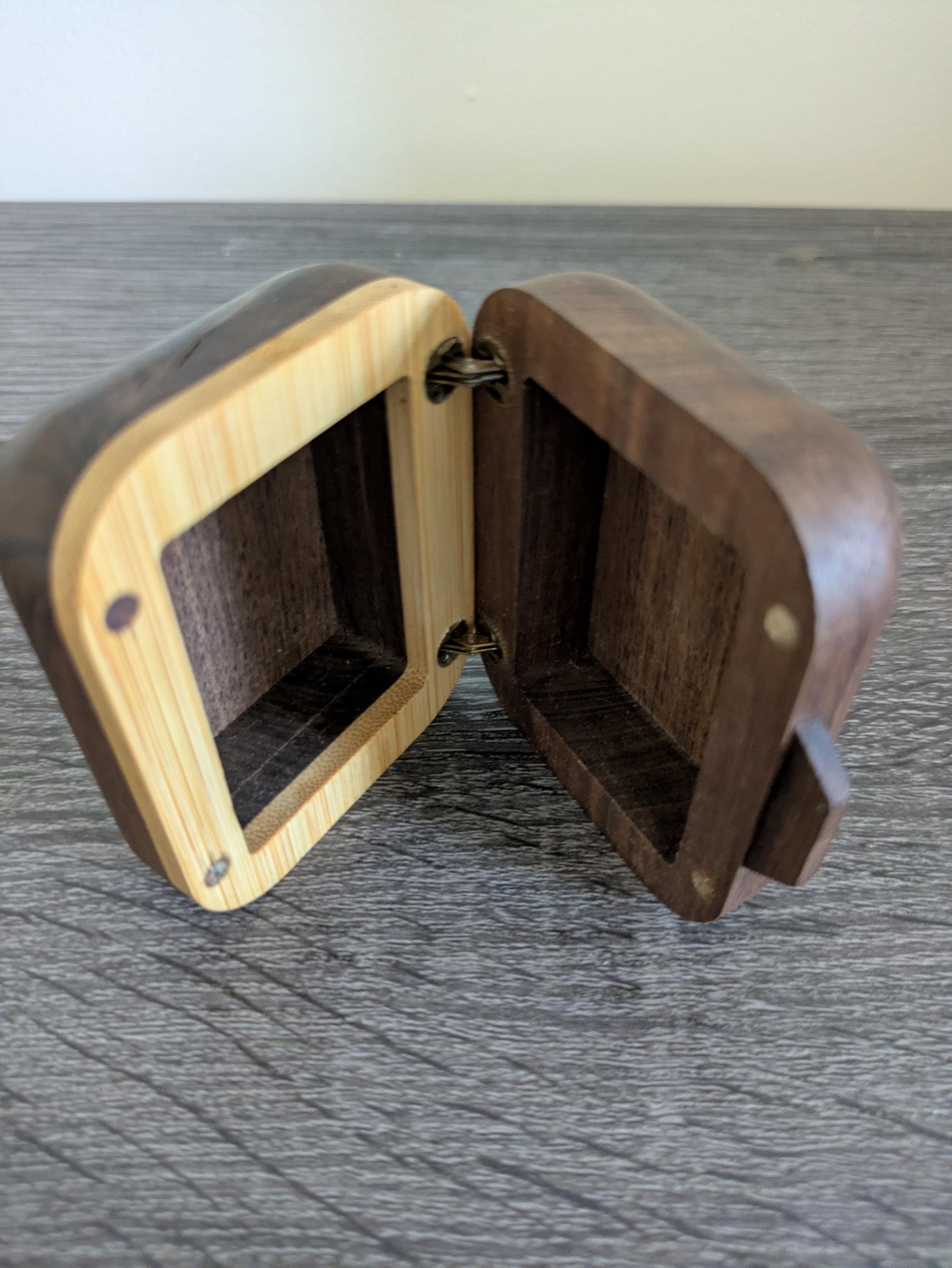 Handmade Wooden Mini Suitcase Jewelry Box | Cute Holiday Gift For Her