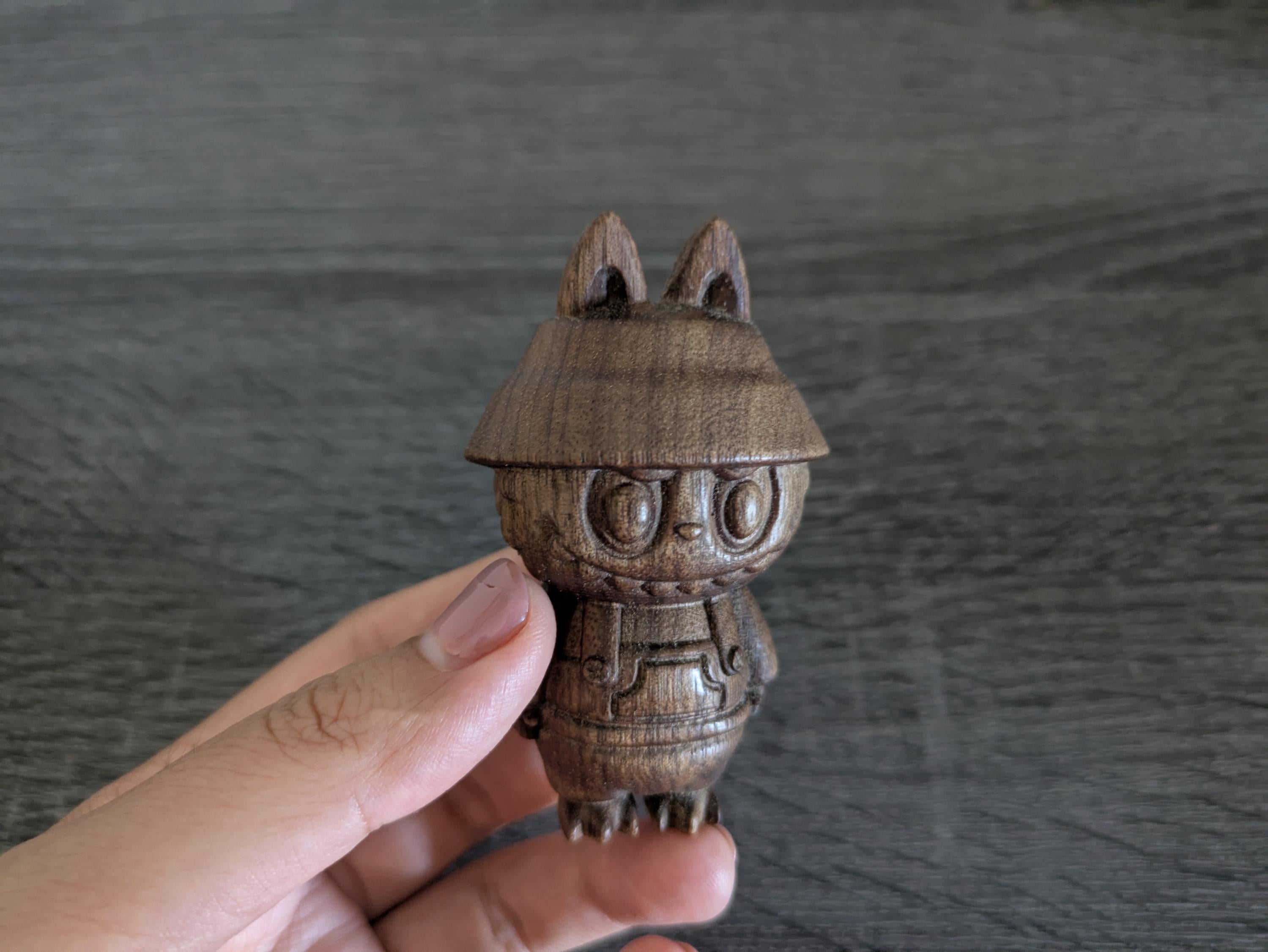 Handmade Wooden Bubu Buddy