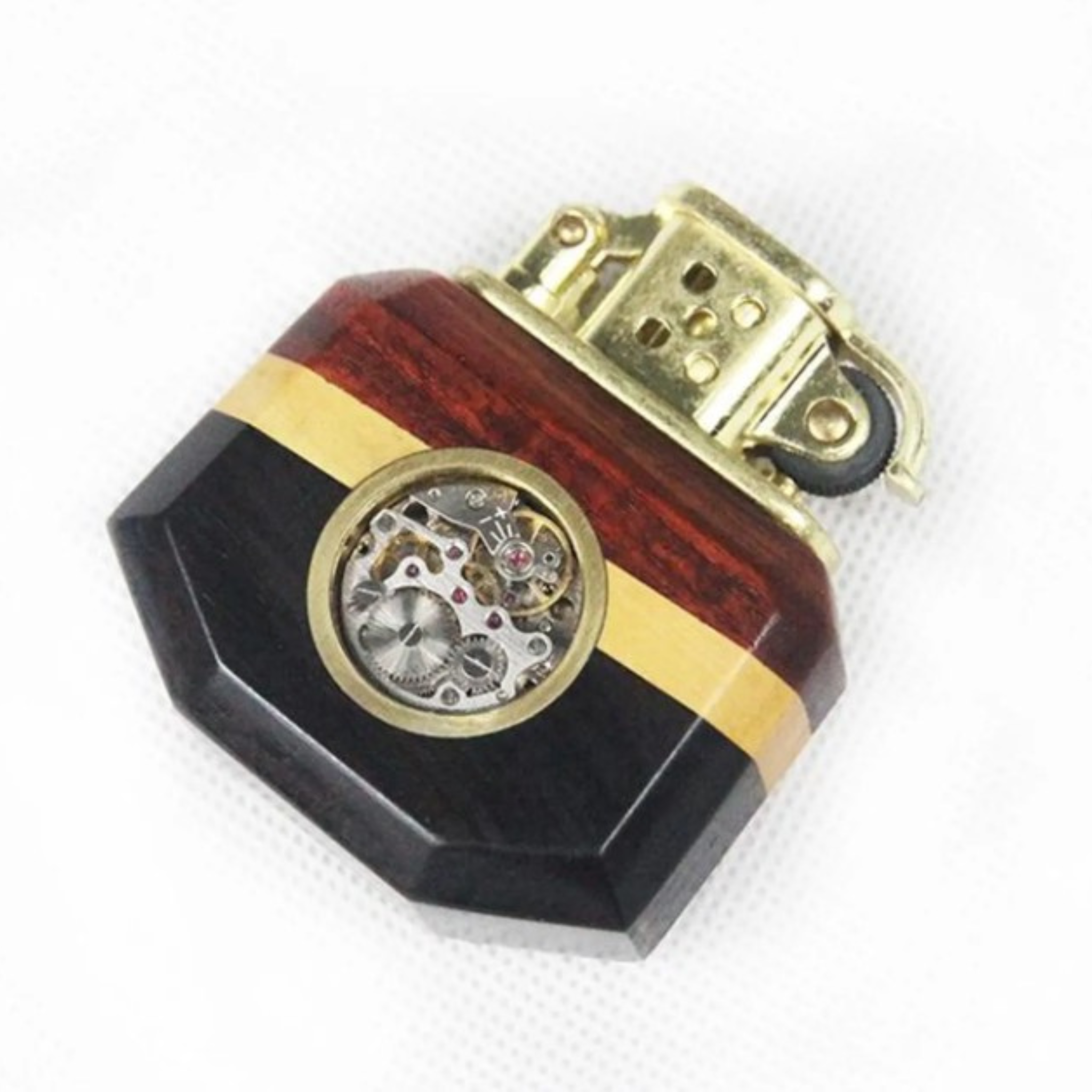 Rustic Wooden Lighter With Mechanical Core
