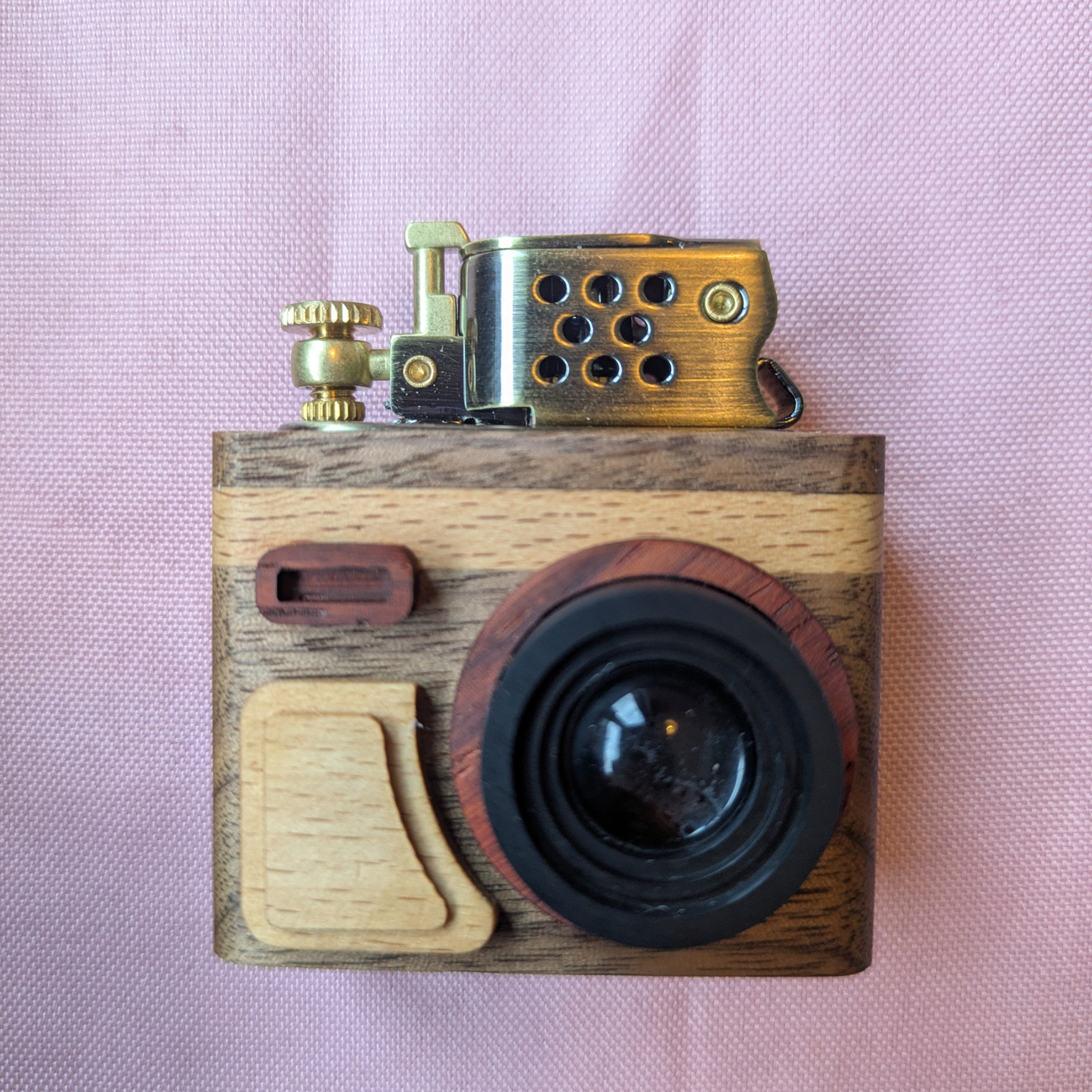 Handcrafted Wooden Camera Lighter