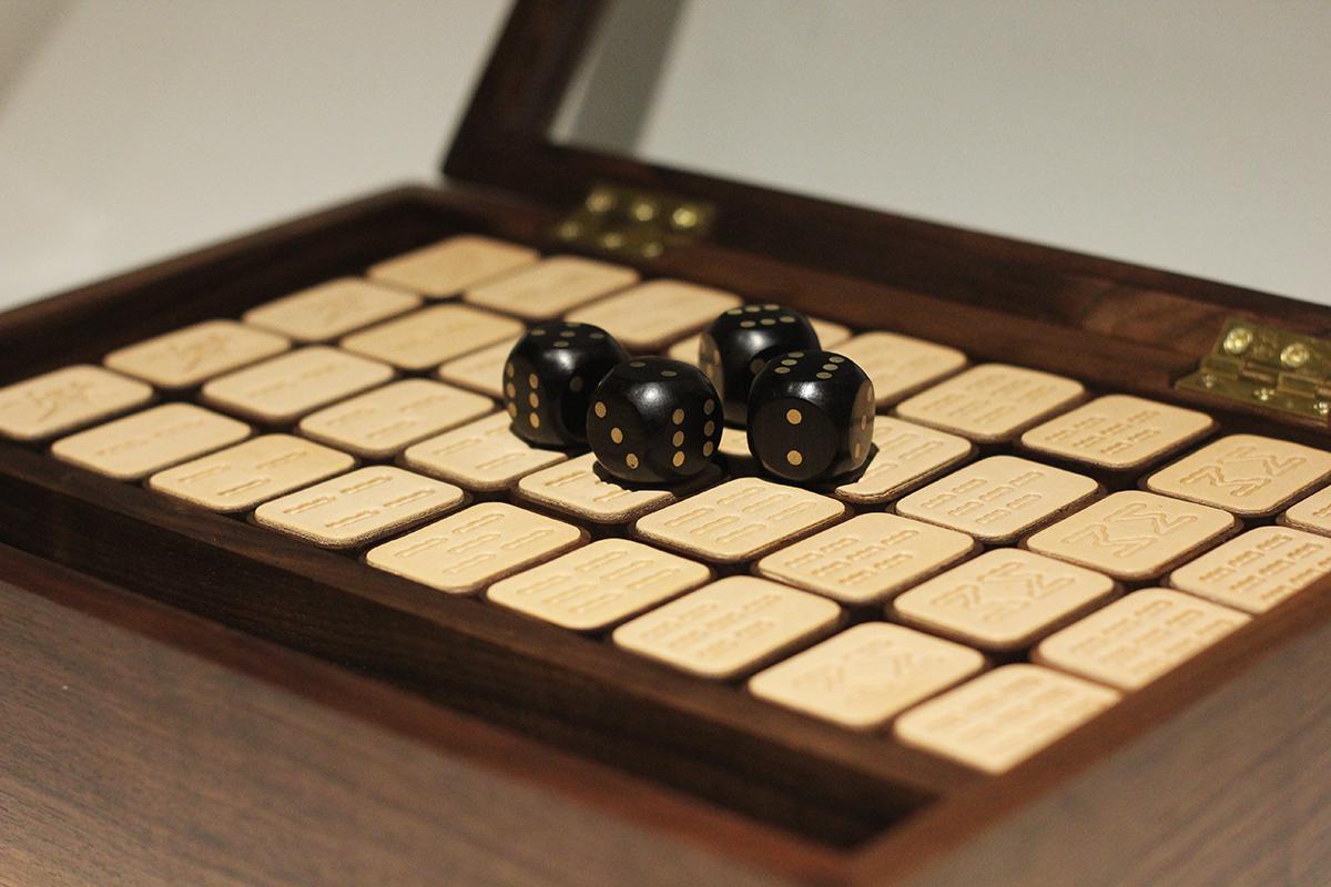 Handmade Wooden Mahjong Set | 144 Tiles Three Suits Characters