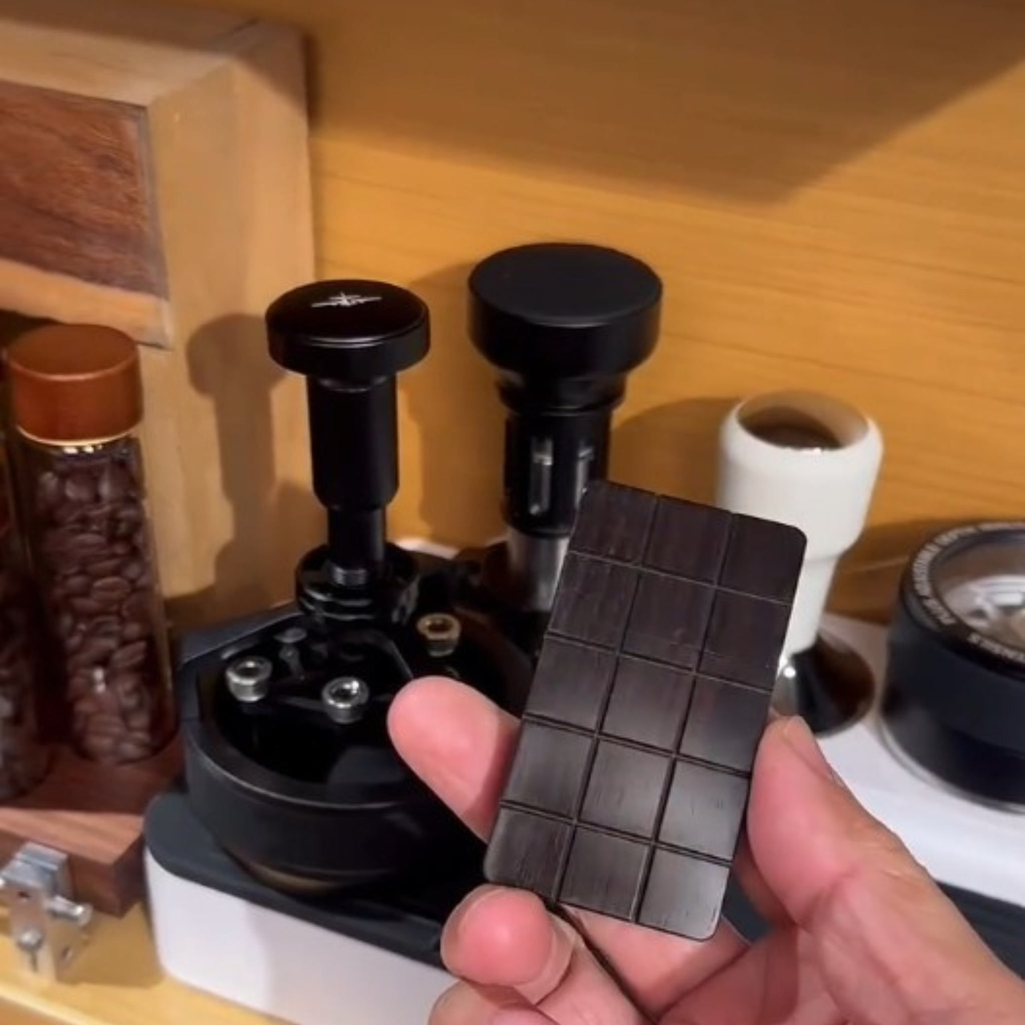 Handmade Wooden Black Chocolate Lighter | Novelty Gift For Foodie