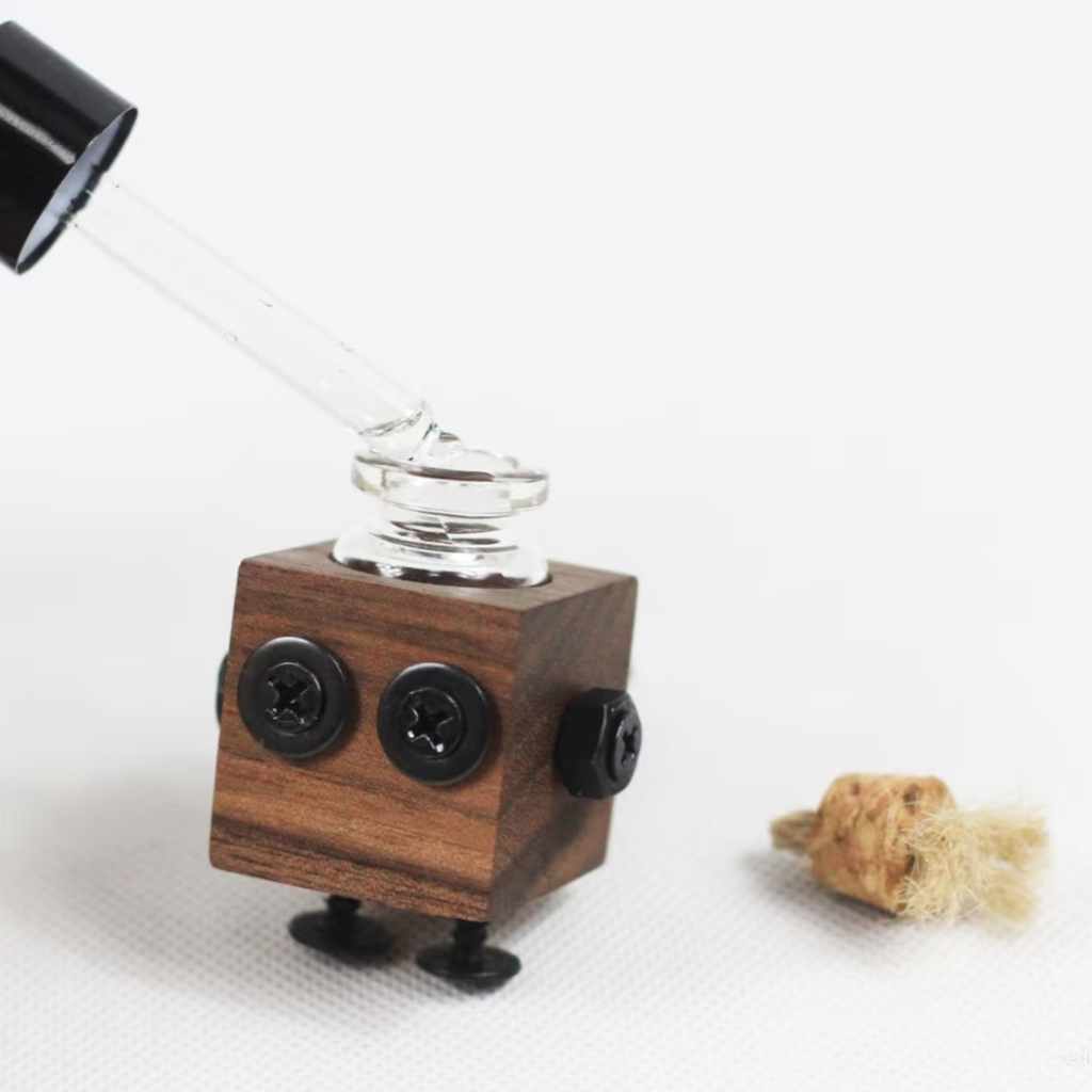 Wooden Steampunk Robot Car Essential Oils Diffuser | Car Accessory