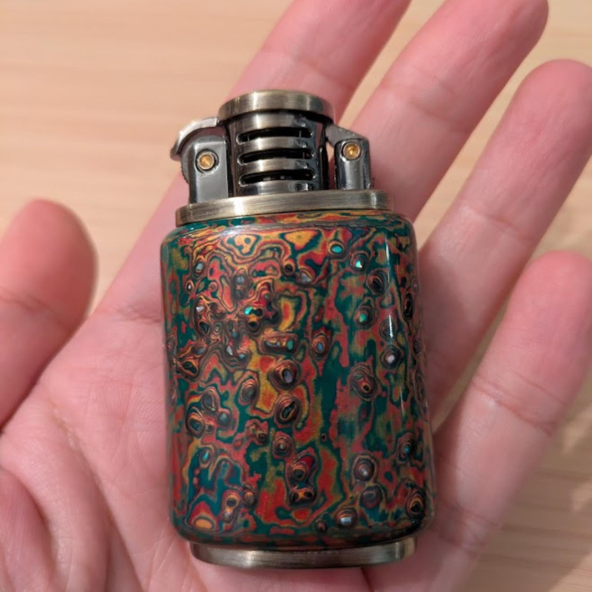 Artisanal Wood Lighter Lacquer Craft | Gift For Lighter Enthusiast