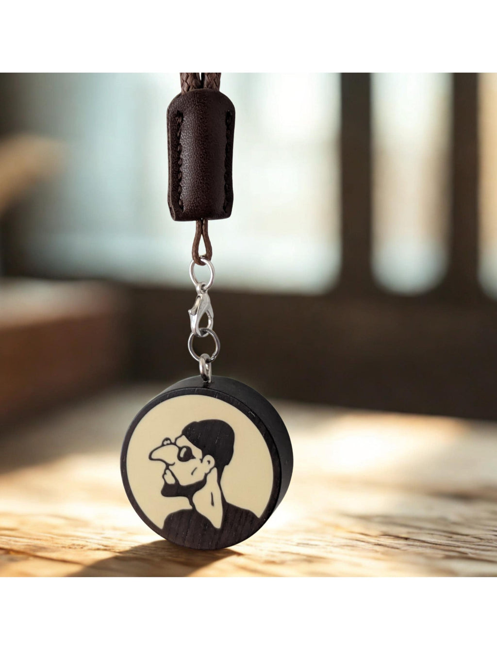 Léon The Professional Wooden Charm | Home Decor Or Car Accessory