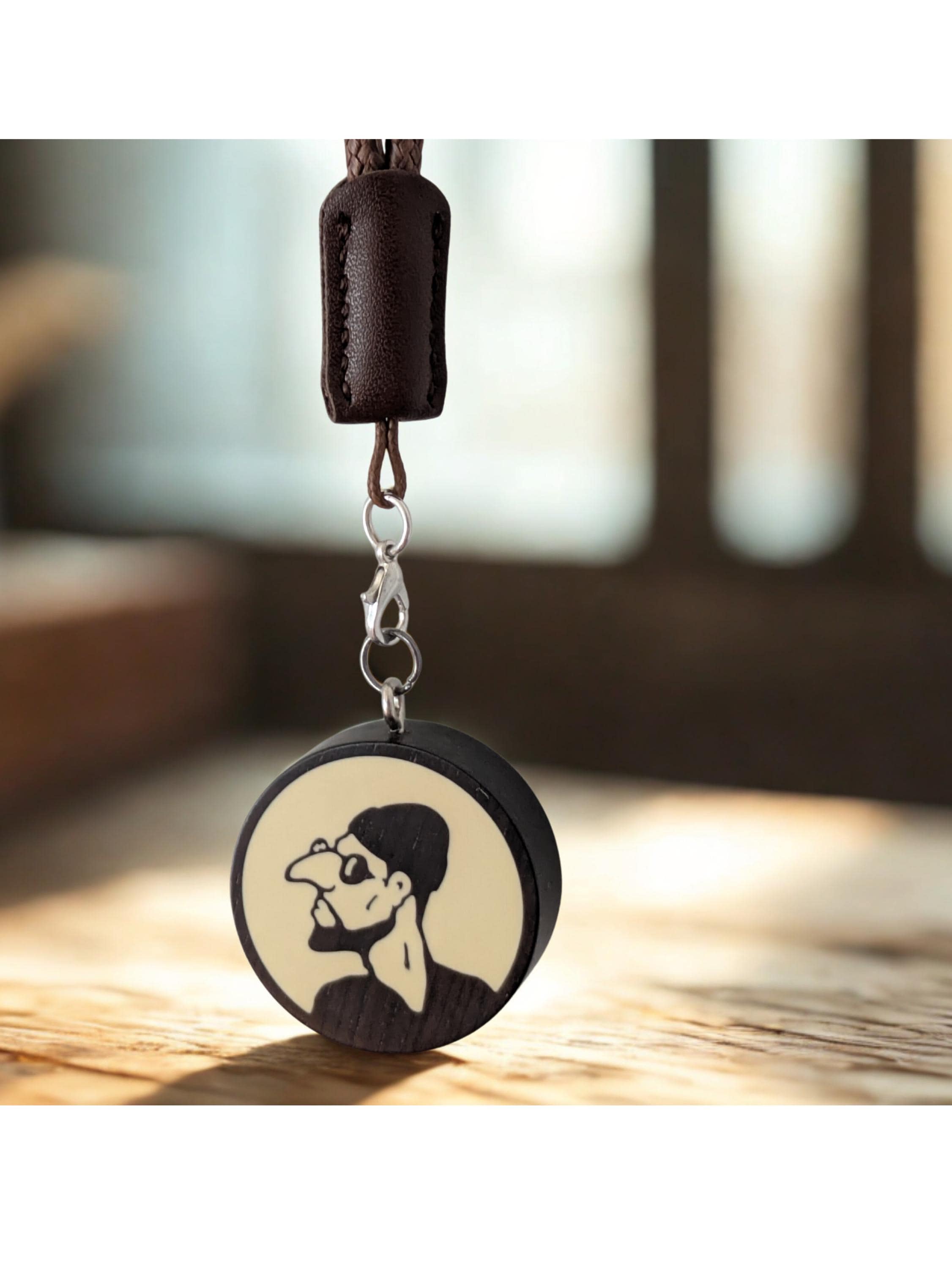Léon The Professional Wooden Charm | Home Decor Or Car Accessory