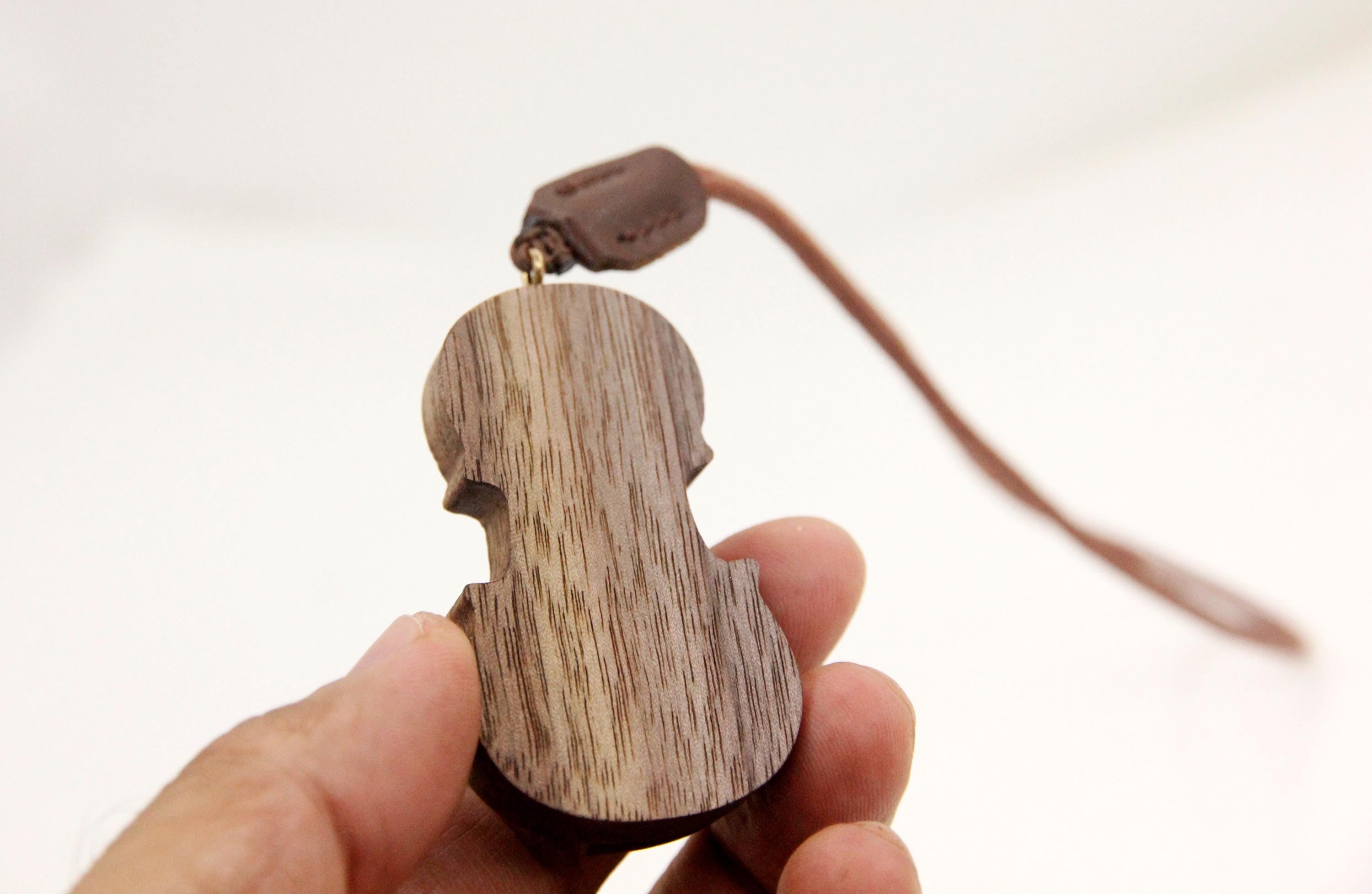 Handmade Wooden Mini Violin Charm | Gift For Music Lover Or Violinist