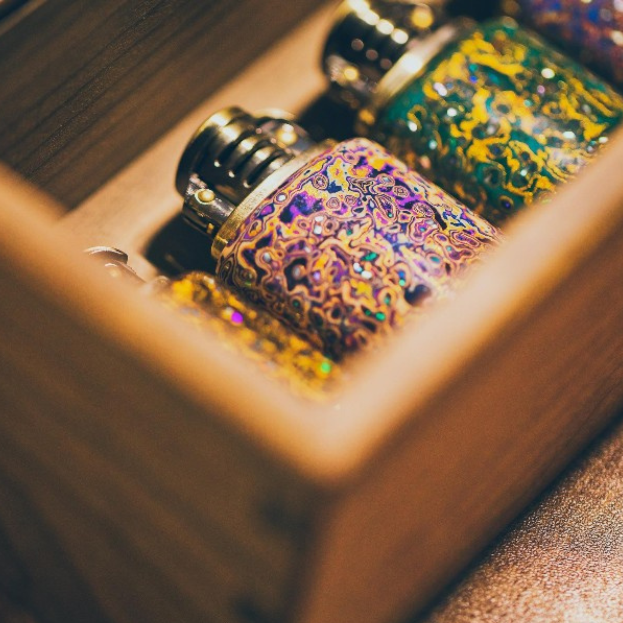 Handmade Wooden Lacquer Craft  Lighter 