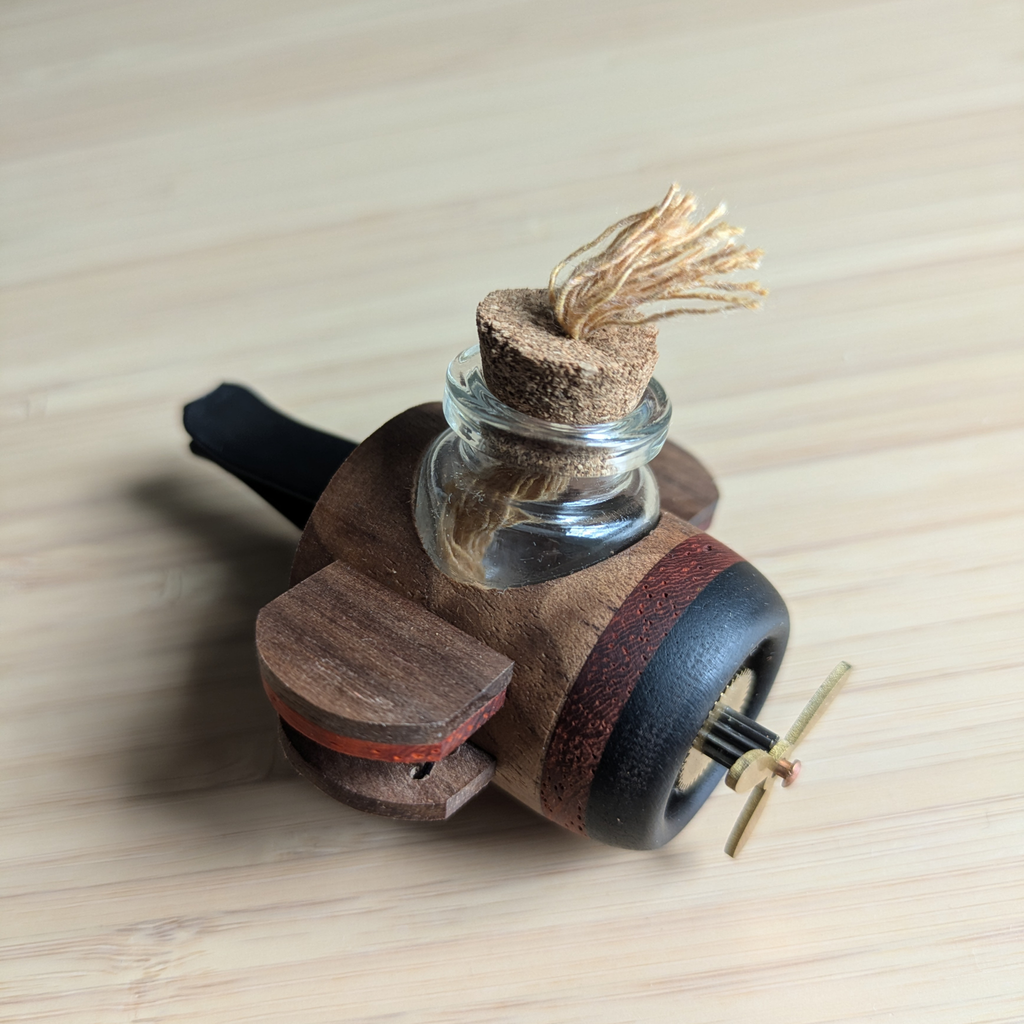 Mini Airplane Wooden Car Essential Oil Diffuser | Cute Car Accessory