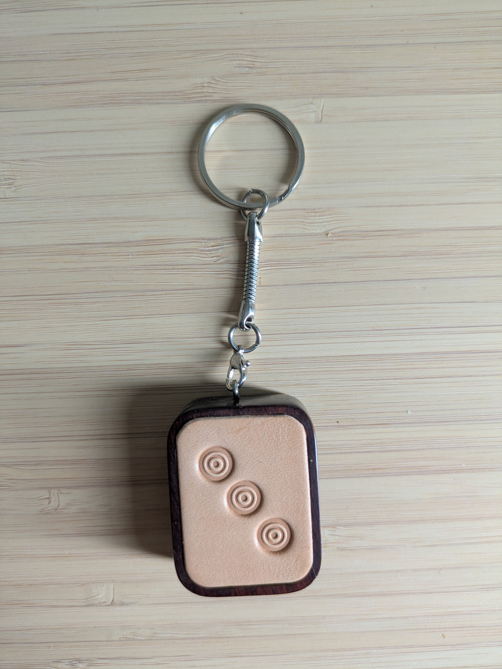 Wooden Mahjong Tile Bag Charm | Unique Wall Decor For Mahjong Lovers
