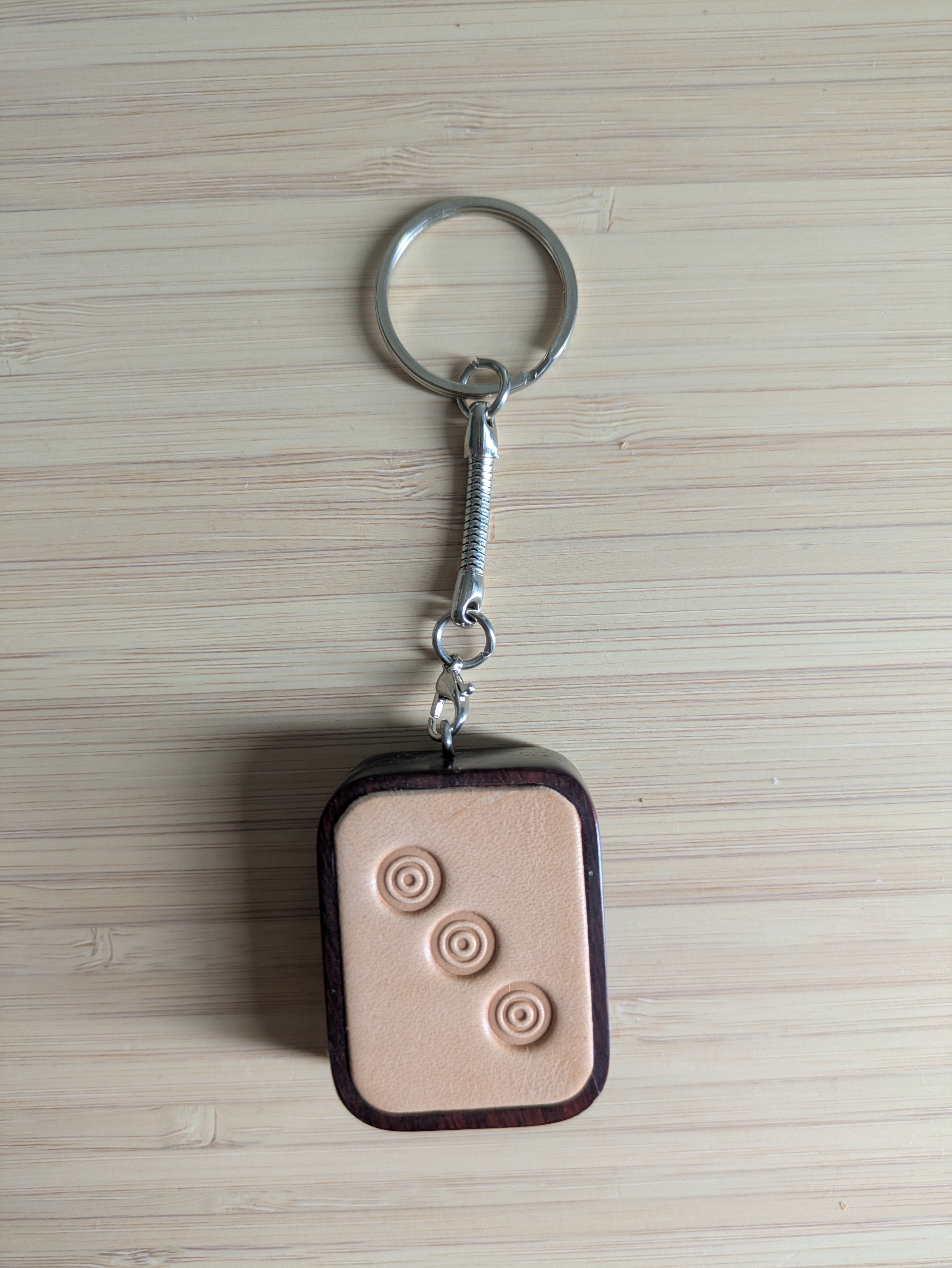 Wooden Mahjong Tile Bag Charm | Unique Wall Decor For Mahjong Lovers