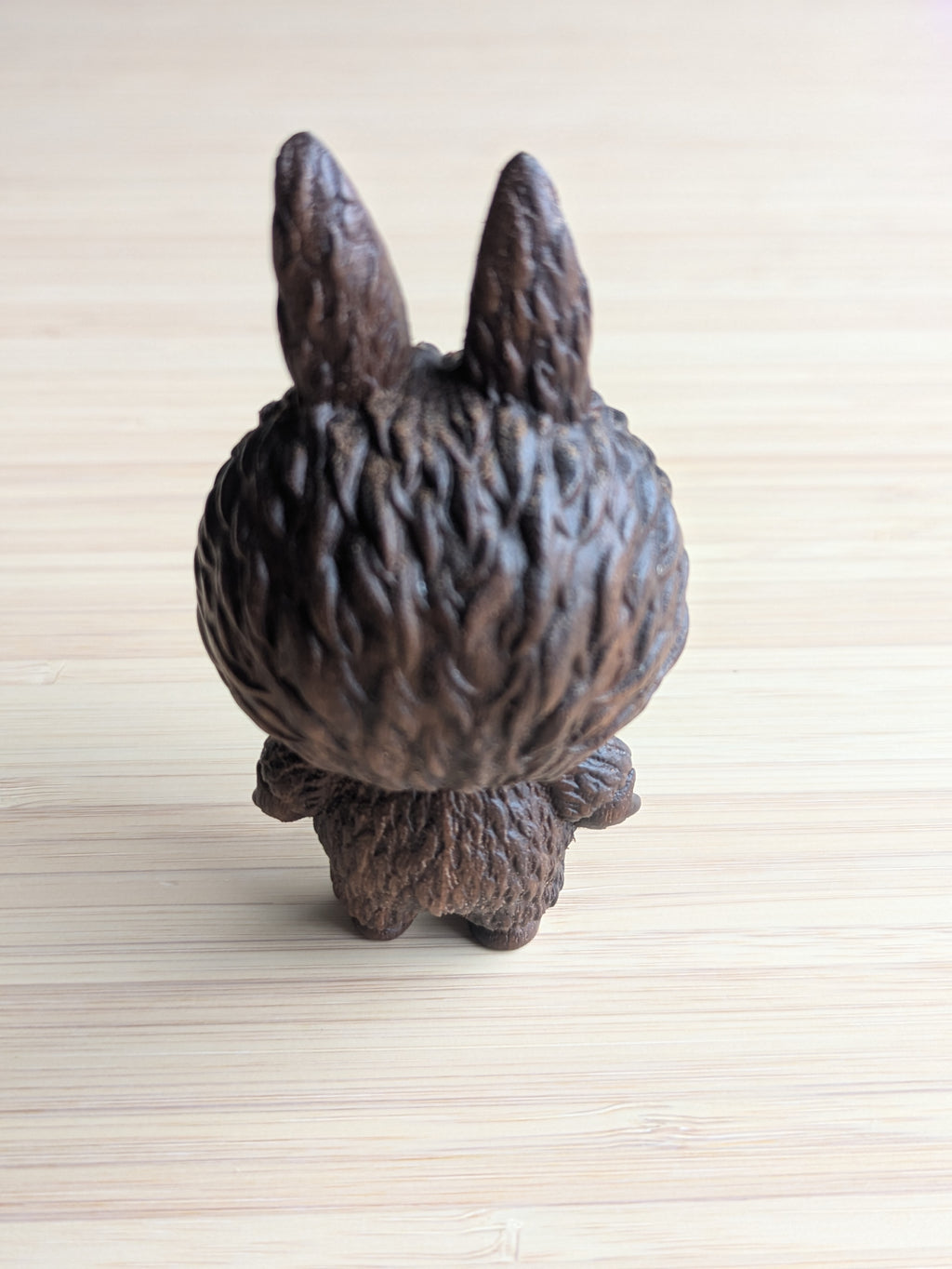 handmade wooden labubu