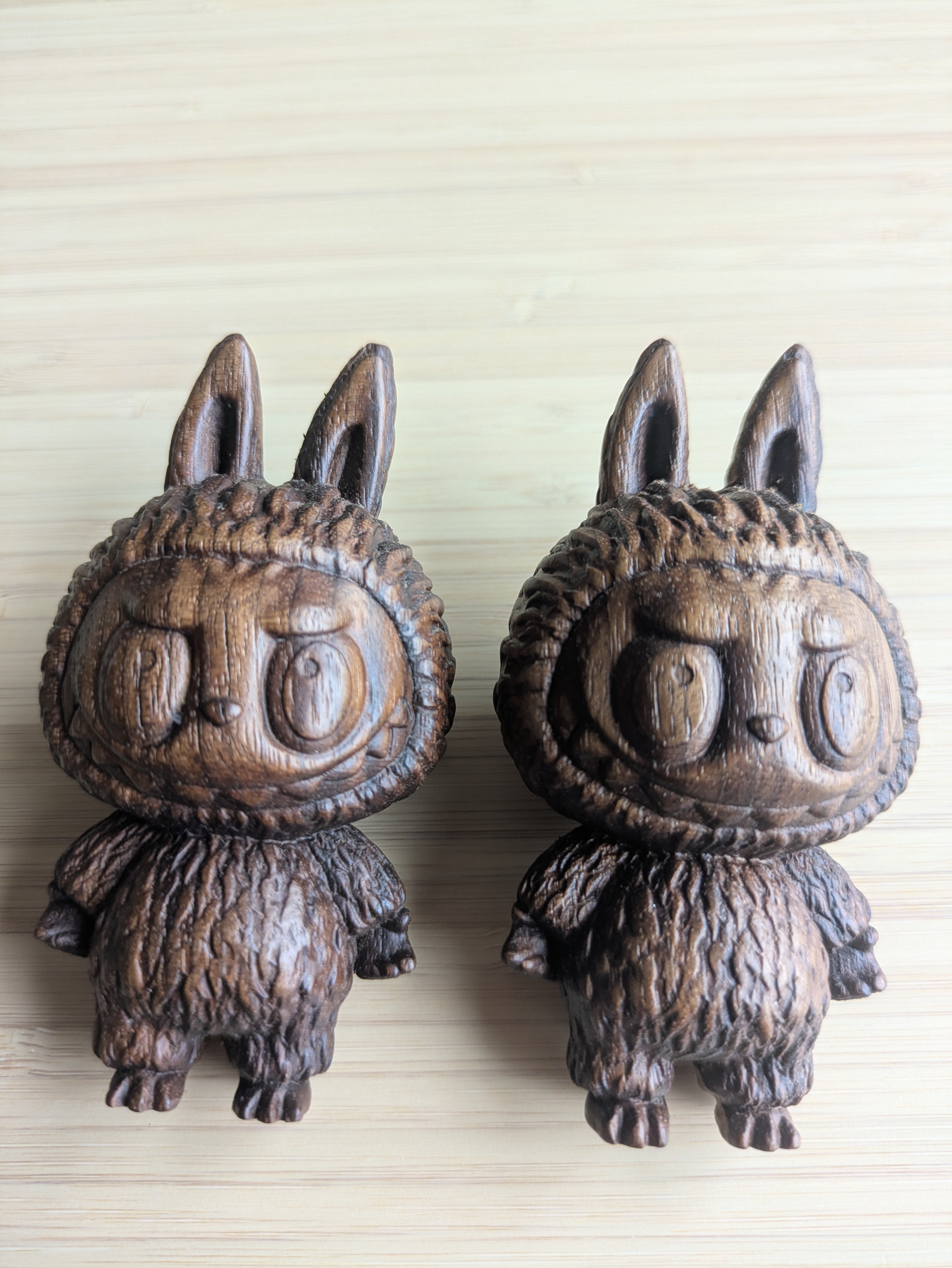 Cute Wooden Monster Figurine | Pop Art Toy Inspired Collectible