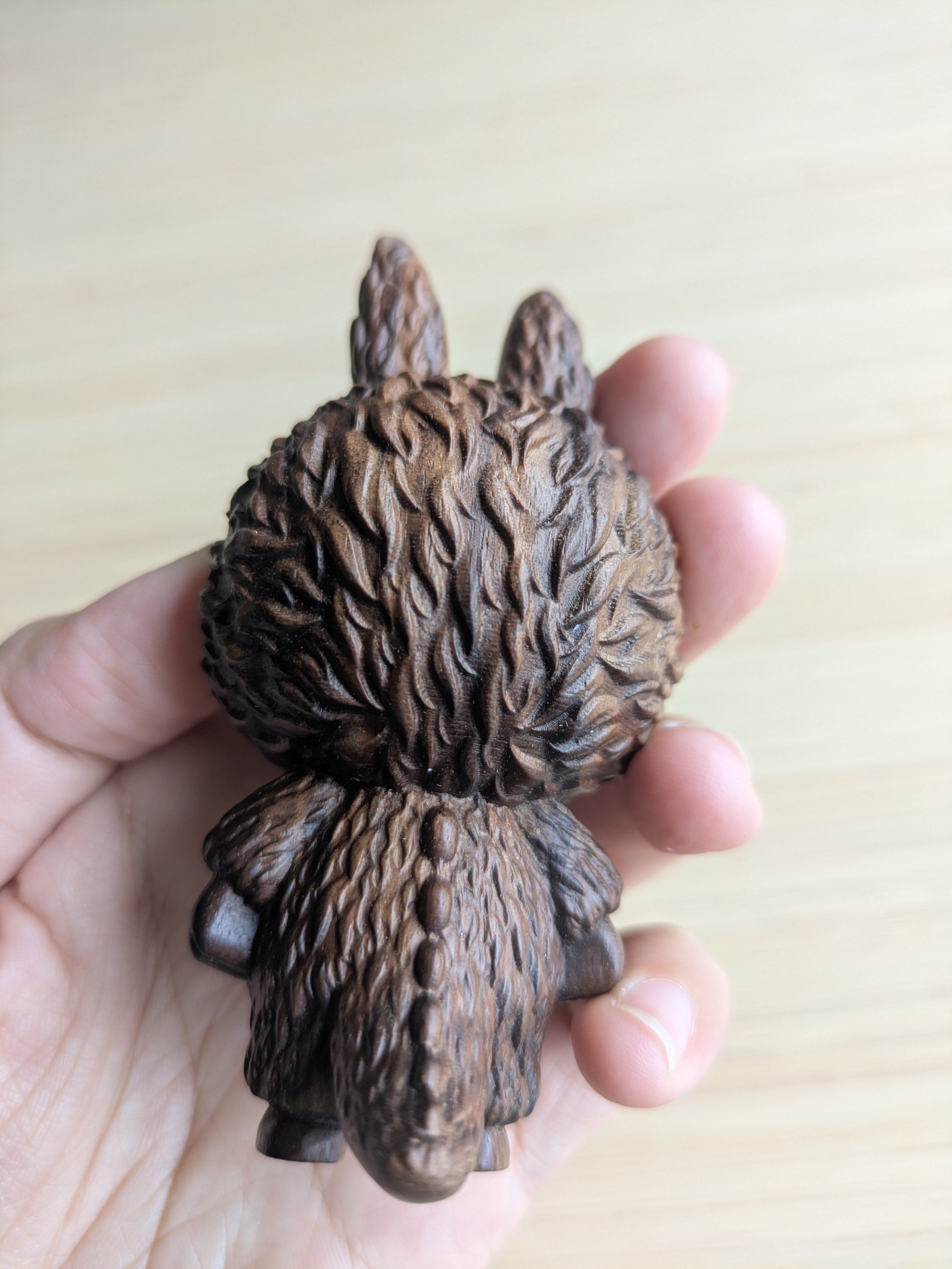 Handmade Wooden Zimomo Spiked Tail