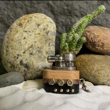 Handmade Wooden Lighter Submarine