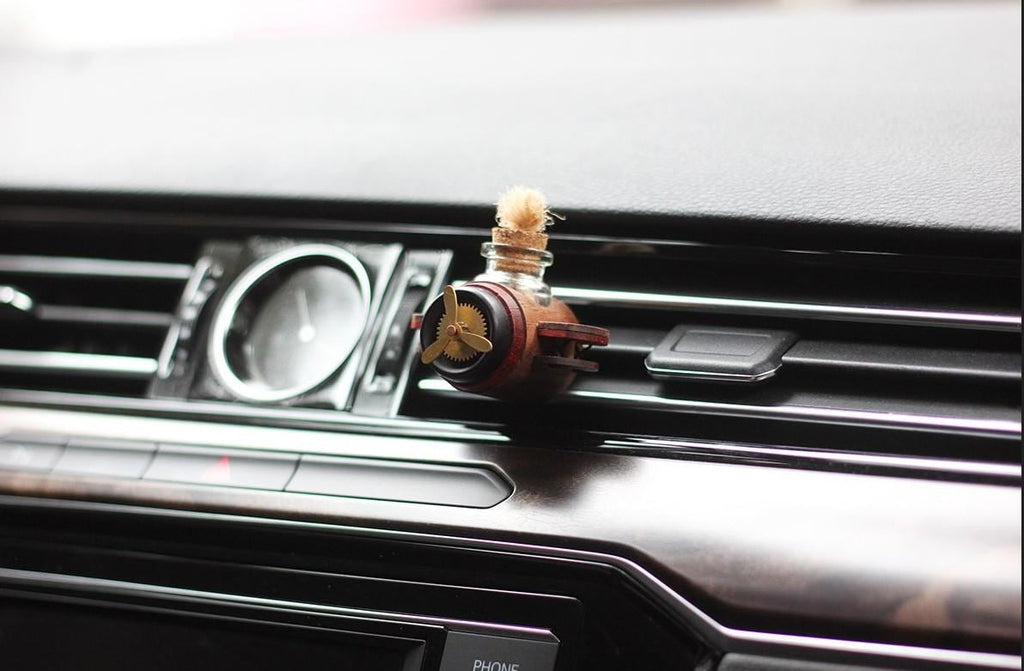 Mini Airplane Wooden Car Essential Oil Diffuser | Cute Car Accessory